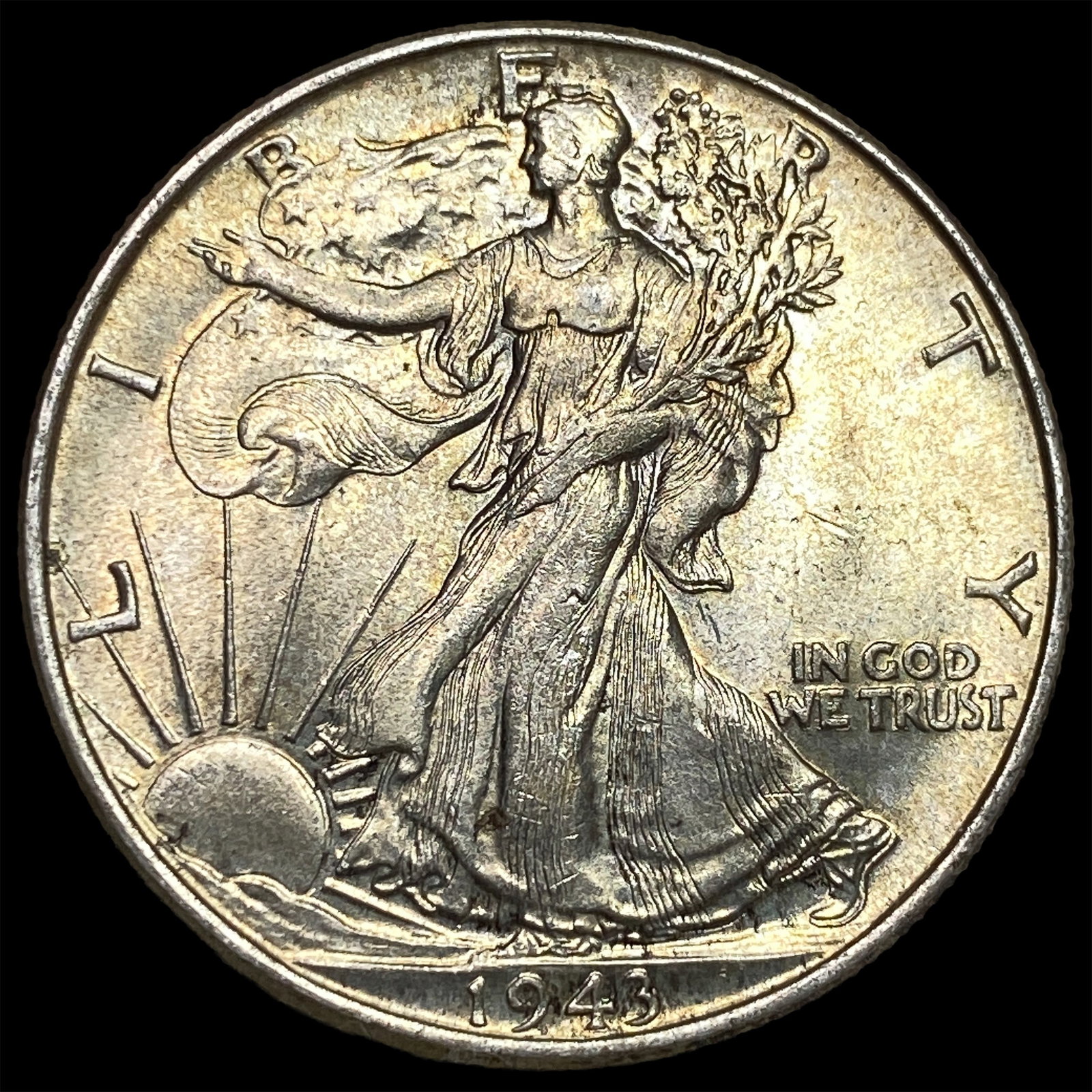 1943 Silver Walking Liberty Half Dollar UNCIRCULATED: 1943 Silver Walking Liberty Half Dollar UNCIRCULATED
