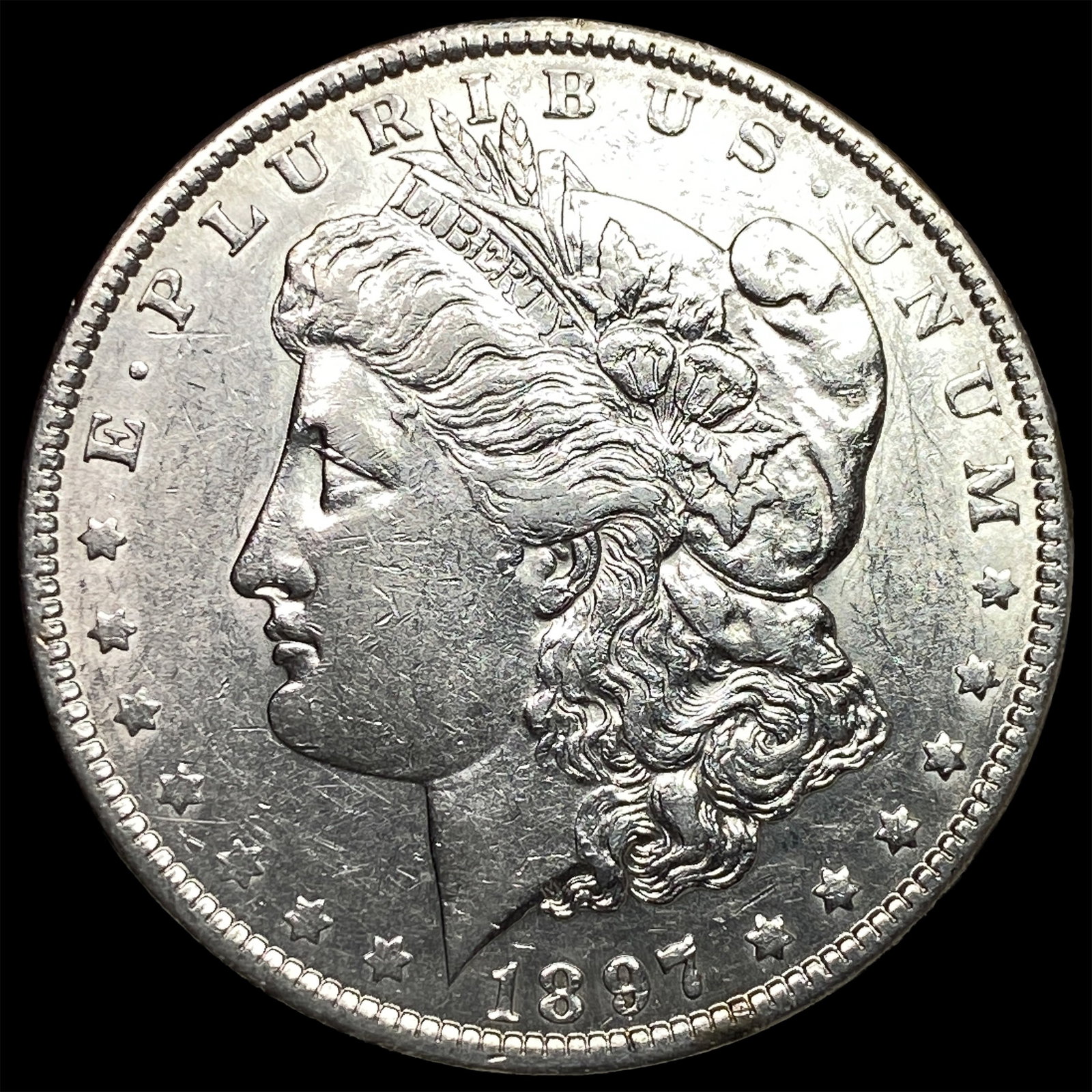 1897-O Silver Morgan Dollar CLOSELY UNCIRCULATED: 1897-O Silver Morgan Dollar CLOSELY UNCIRCULATED