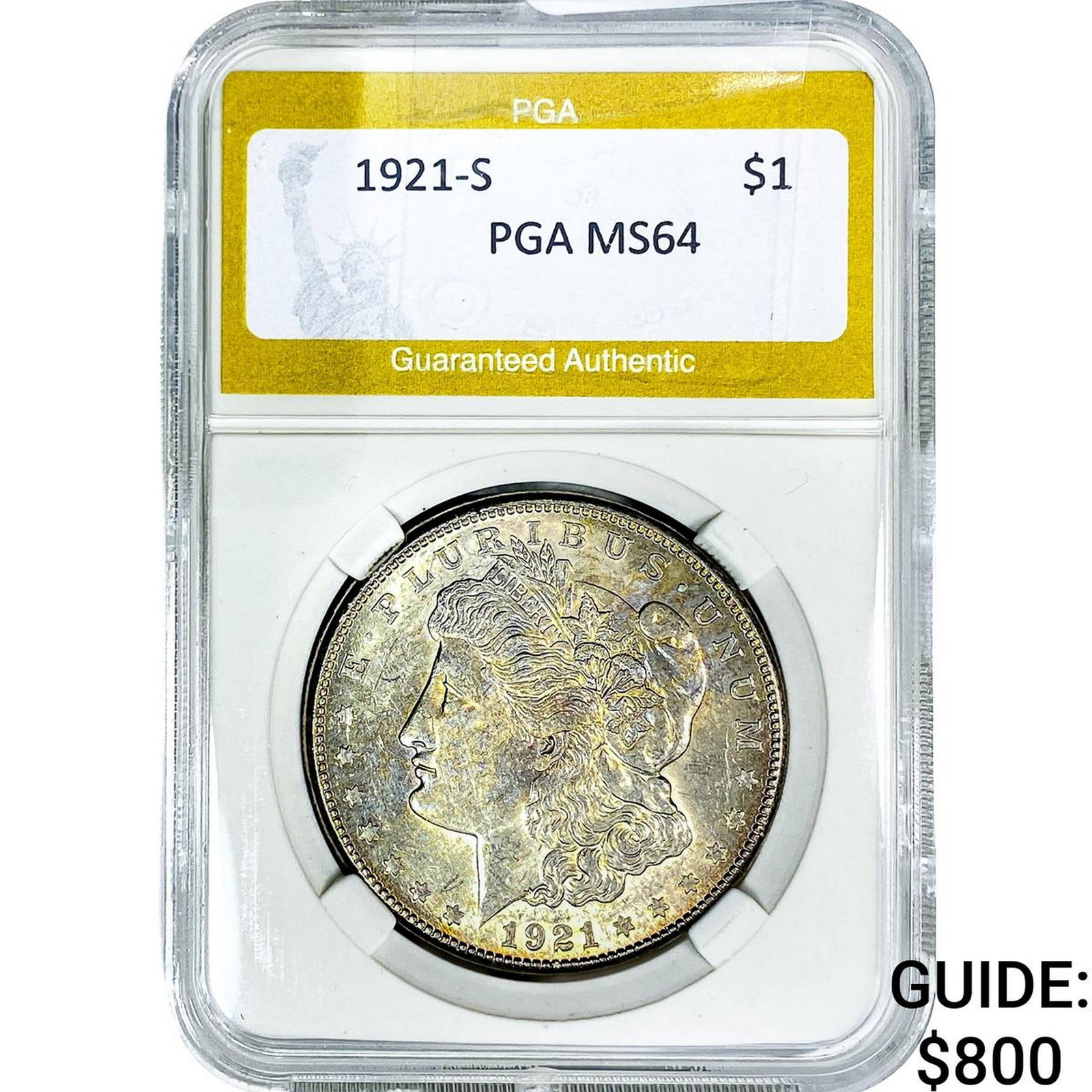 1921-S Morgan Silver Dollar PGA MS64 (1 of 2)