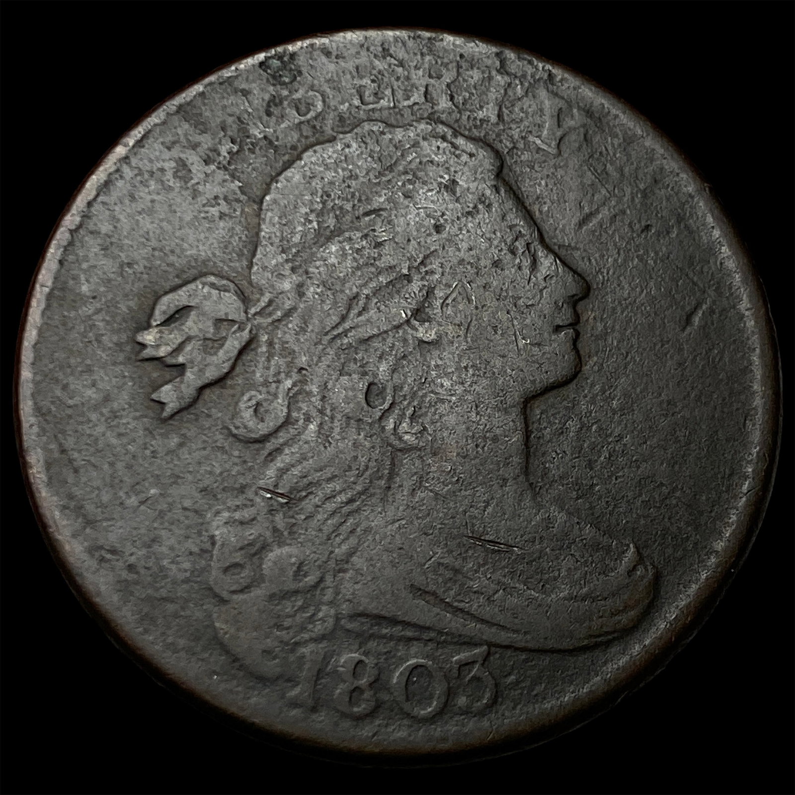 1803 Draped Bust Large Cent LIGHTLY CIRCULATED (1 of 2)