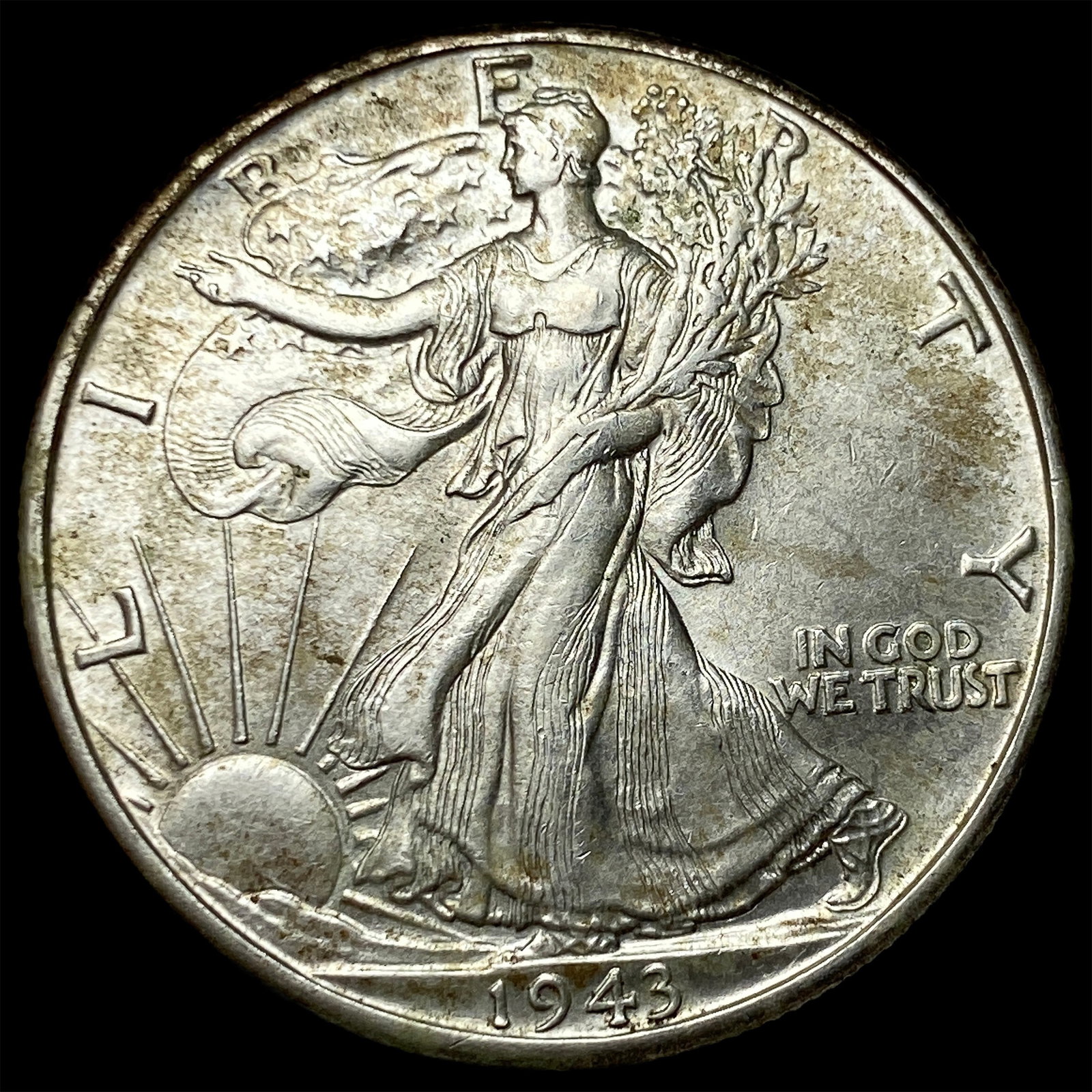 1943 Walking Liberty Half Dollar CHOICE AU: 1943 Walking Liberty Half Dollar CHOICE AU