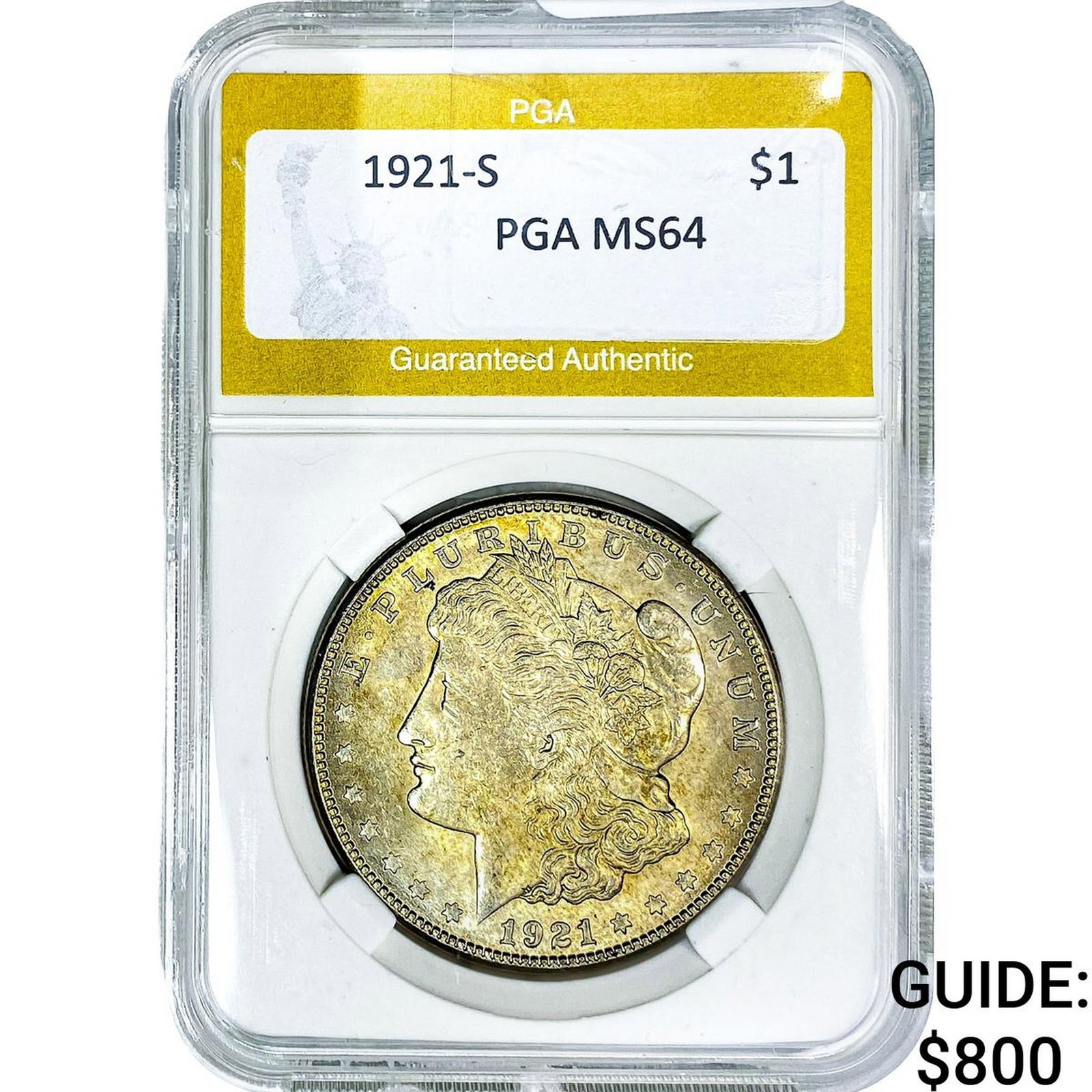 1921-S Morgan Silver Dollar PGA MS64 (1 of 2)
