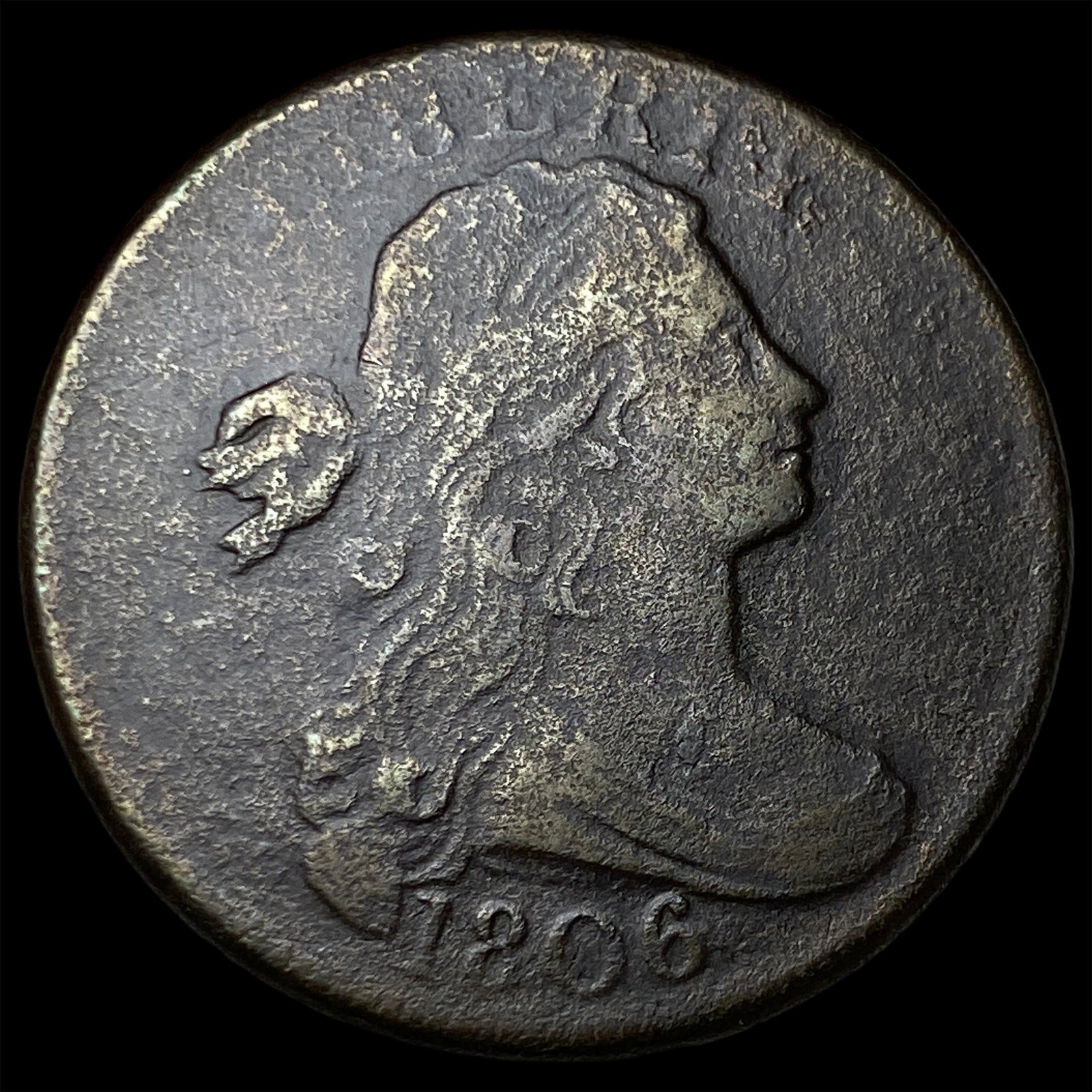 1806 Draped Bust Large Cent LIGHTLY CIRCULATED (1 of 2)