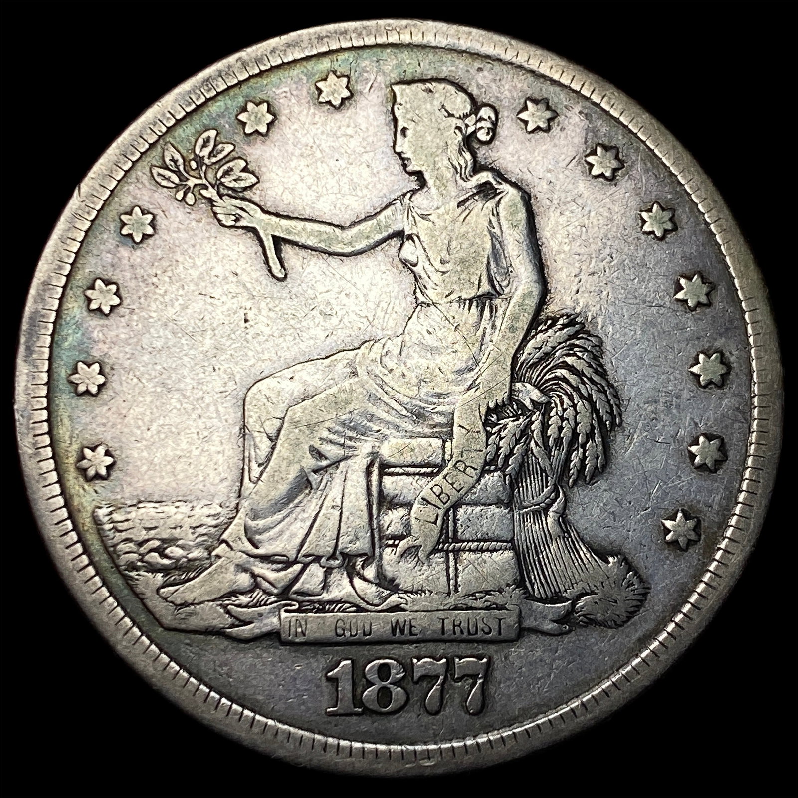 1877-S Silver Trade Dollar LIGHTLY CIRCULATED (1 of 2)