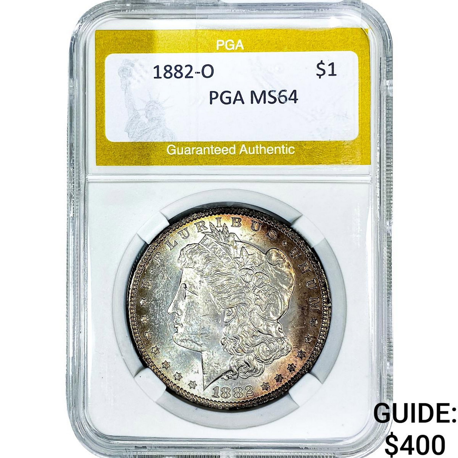 1882-O Morgan Silver Dollar PGA MS64 (1 of 2)