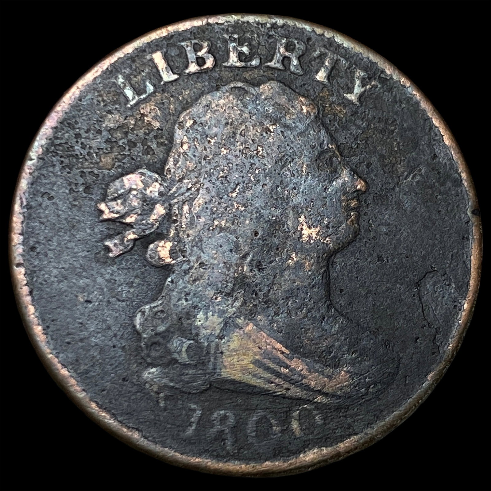 1800 Draped Bust Half Cent NICELY CIRCULATED (1 of 2)