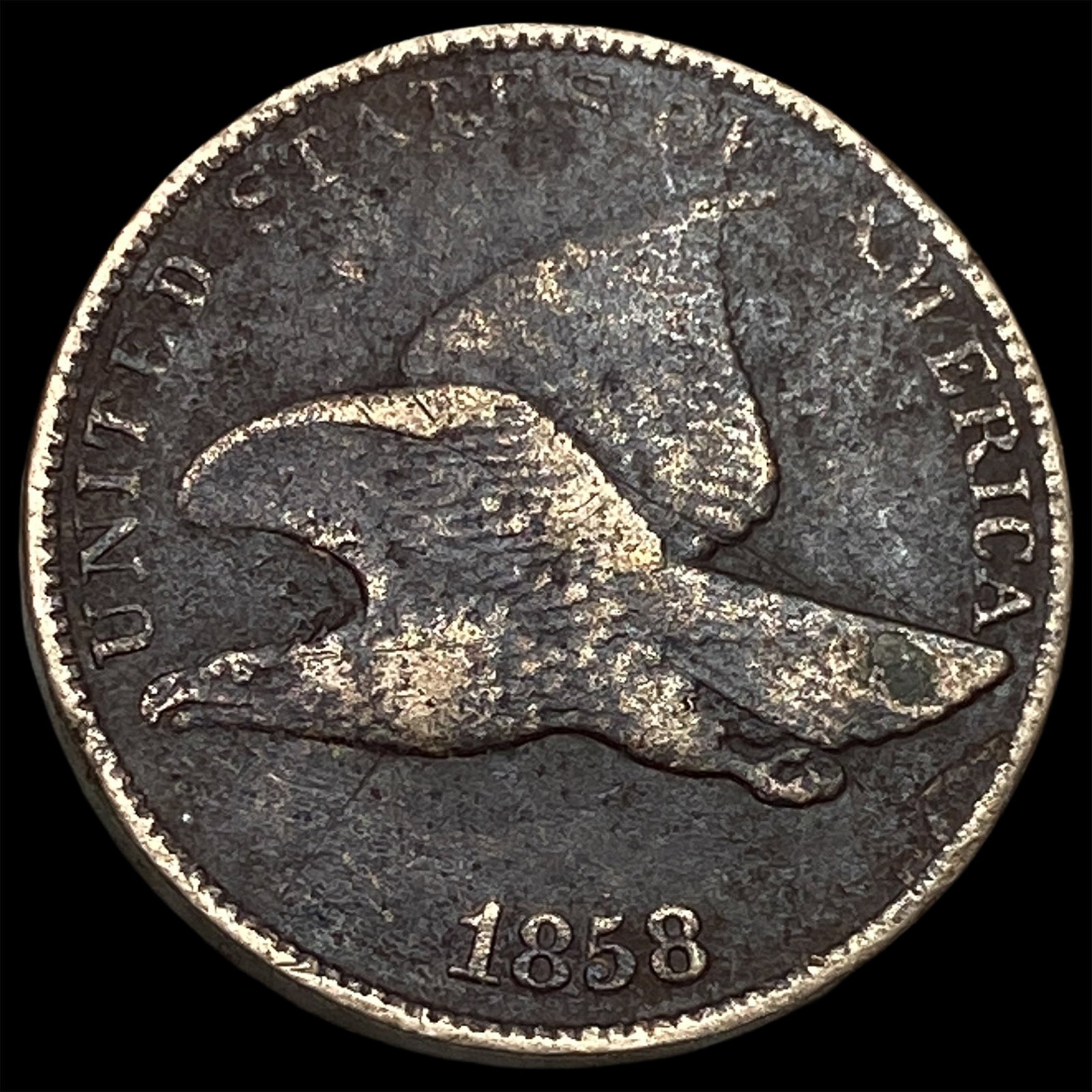 1858 Flying Eagle Cent LIGHTLY CIRCULATED: 1858 Flying Eagle Cent LIGHTLY CIRCULATED