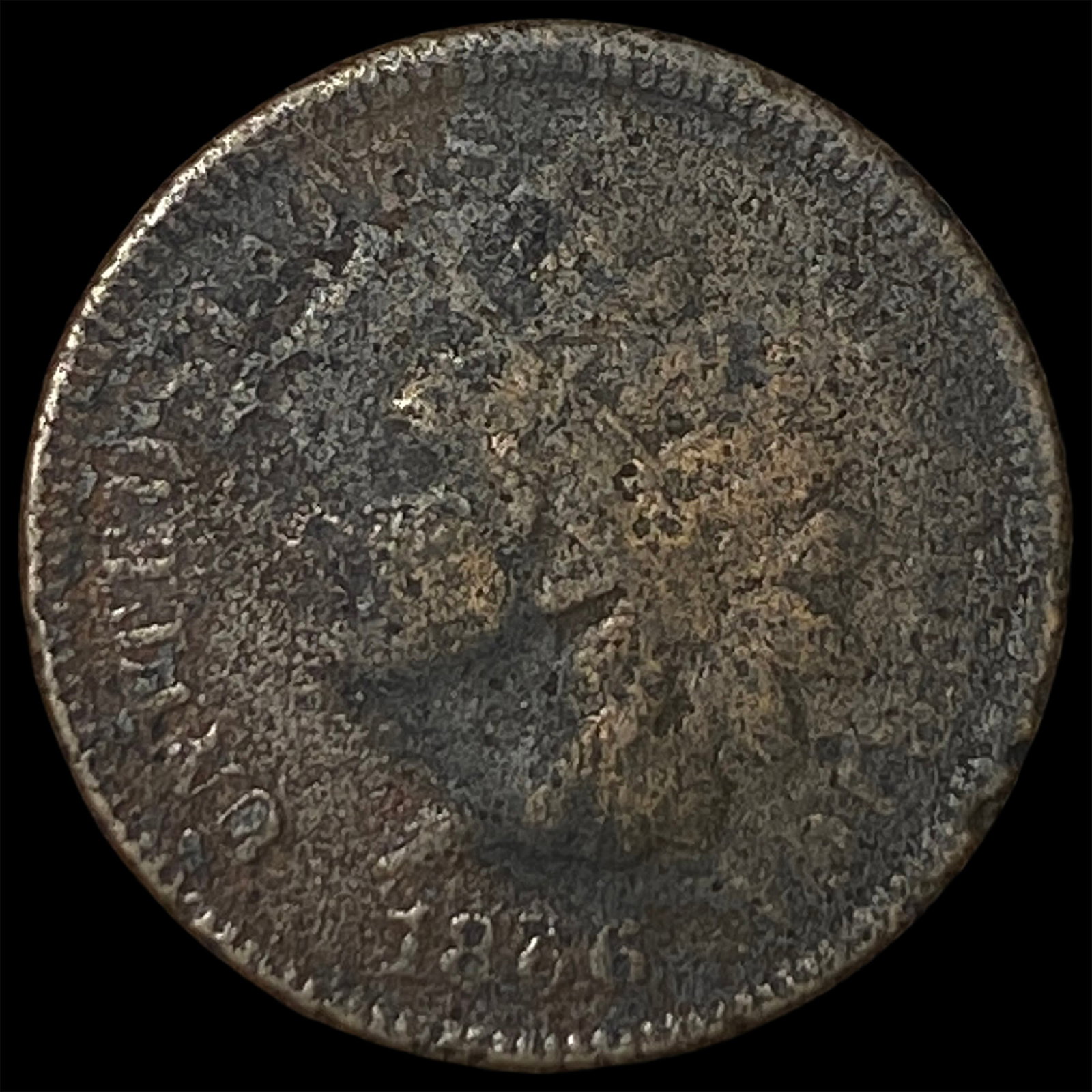1866 Indian Head Cent NICELY CIRCULATED: 1866 Indian Head Cent NICELY CIRCULATED