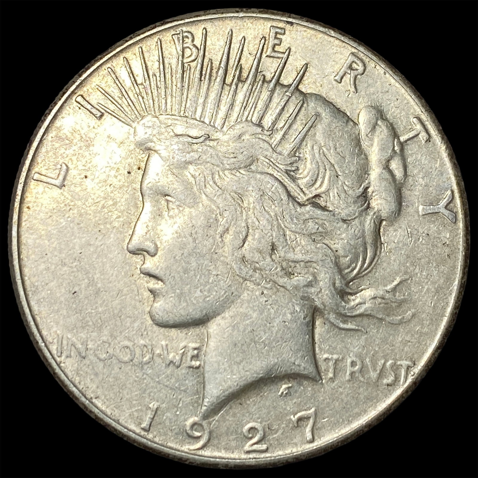 1927-S Silver Peace Dollar NEARLY UNCIRCULATED: 1927-S Silver Peace Dollar NEARLY UNCIRCULATED