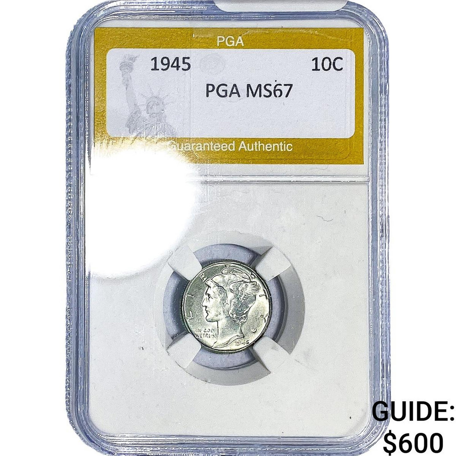 1945 Mercury Silver Dime PGA MS67 (1 of 2)