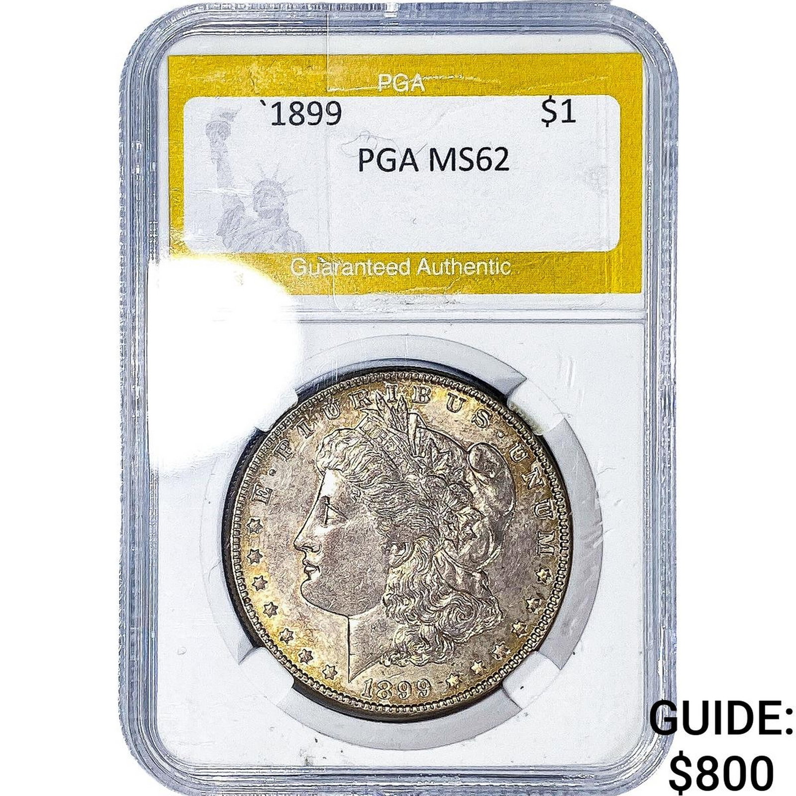 1899 Morgan Silver Dollar PGA MS62 (1 of 2)