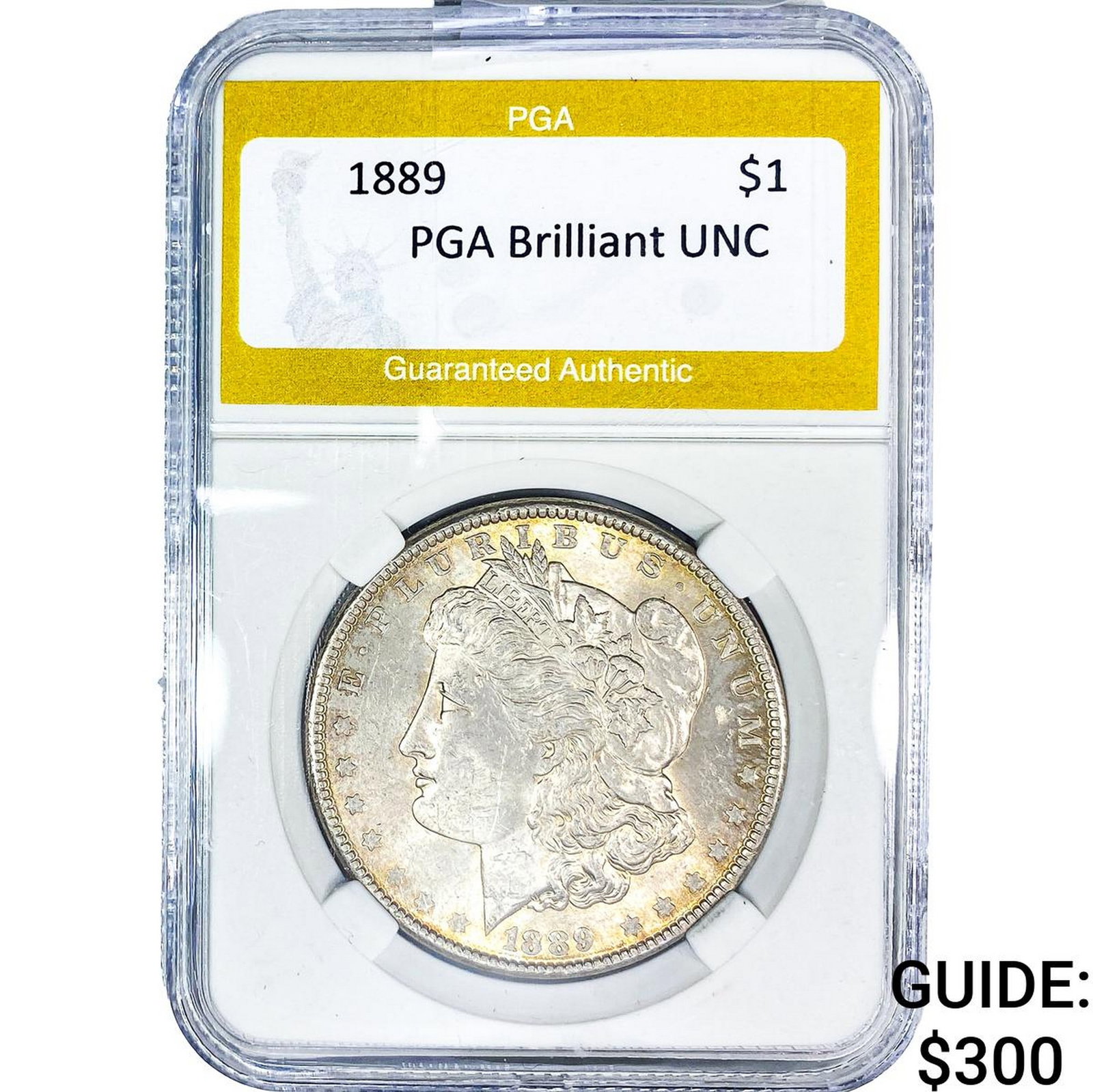1889 Morgan Silver Dollar PGA Brilliant UNC (1 of 2)