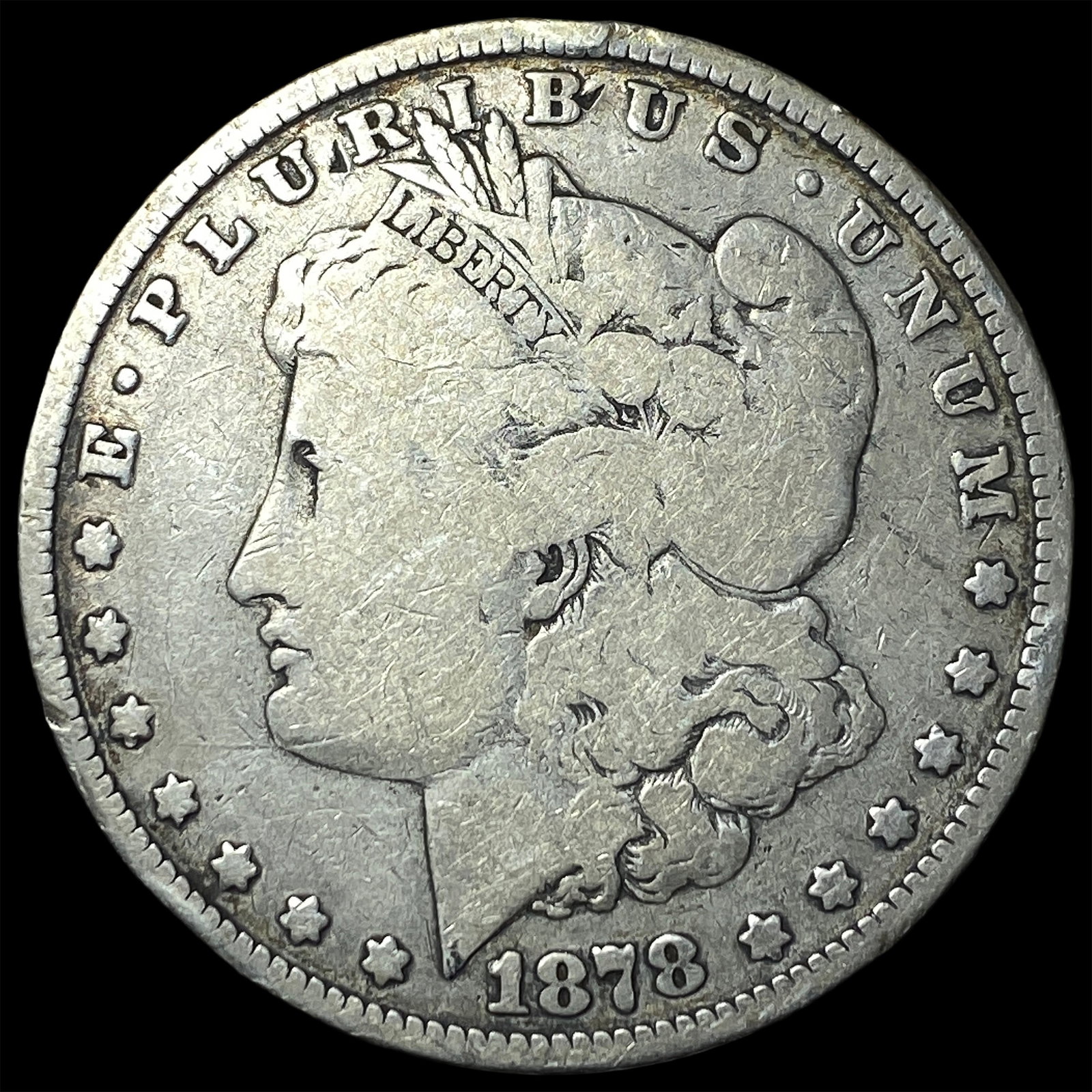 1878 Silver Morgan Dollar NICELY CIRCULATED: 1878 Silver Morgan Dollar NICELY CIRCULATED