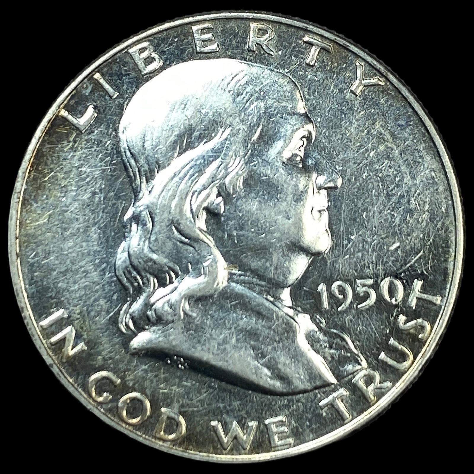1950-S Silver Half Dollar Franklin CHOICE PROOF: 1950-S Silver Half Dollar Franklin CHOICE PROOF