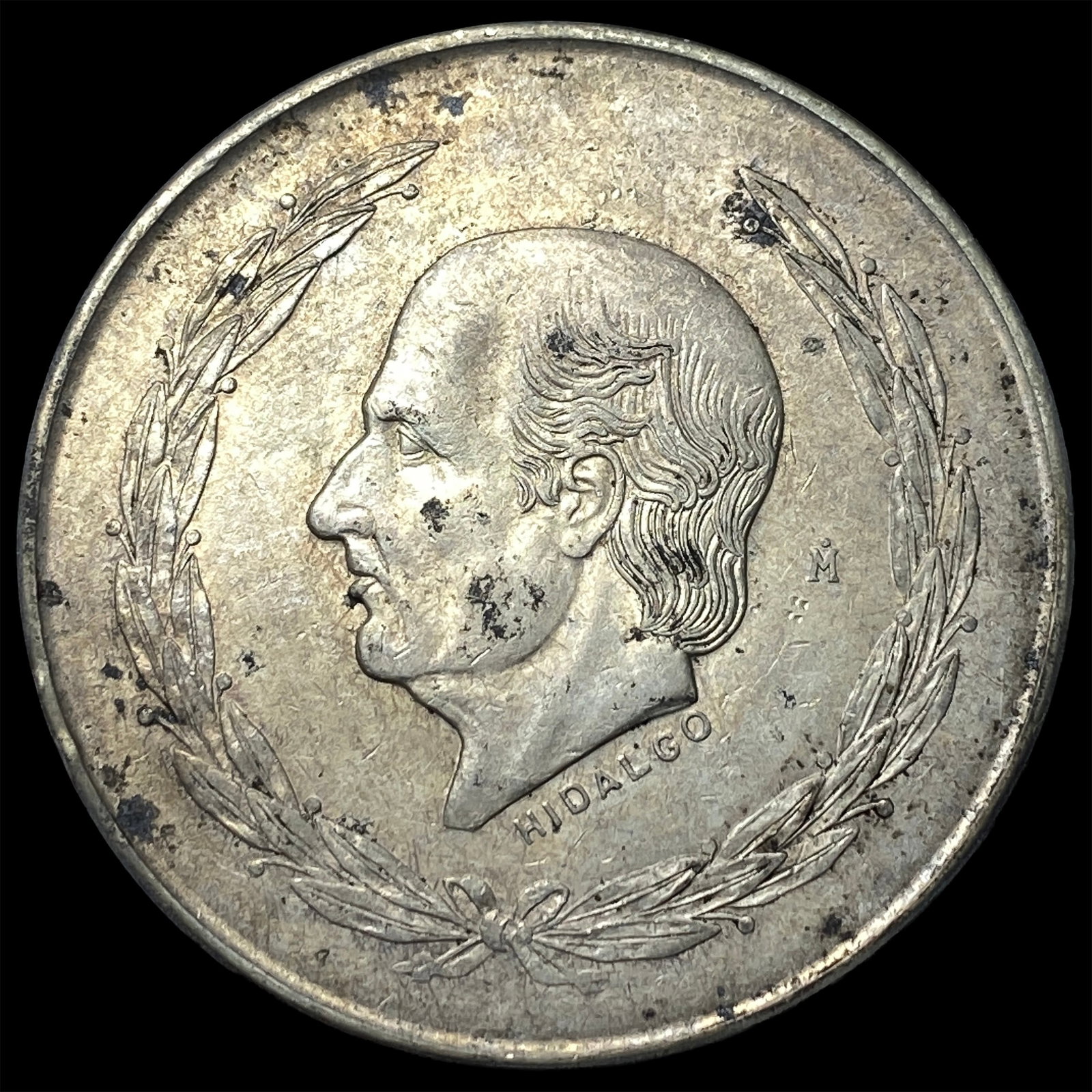 1951Mo Mexico Silver 5 Pesos: 1951Mo Mexico Silver 5 Pesos