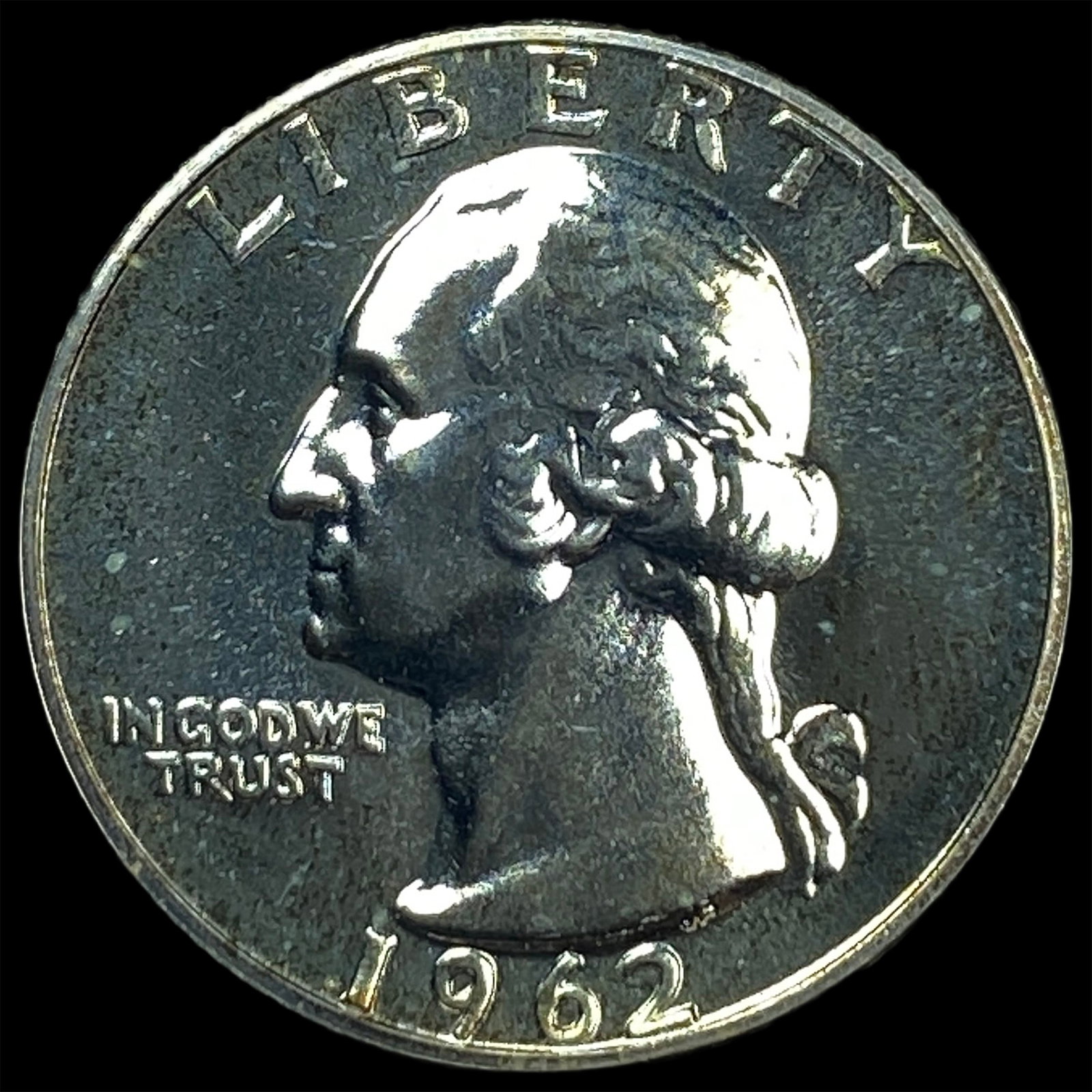 1962 Silver Washington Quarter CHOICE PROOF: 1962 Silver Washington Quarter CHOICE PROOF