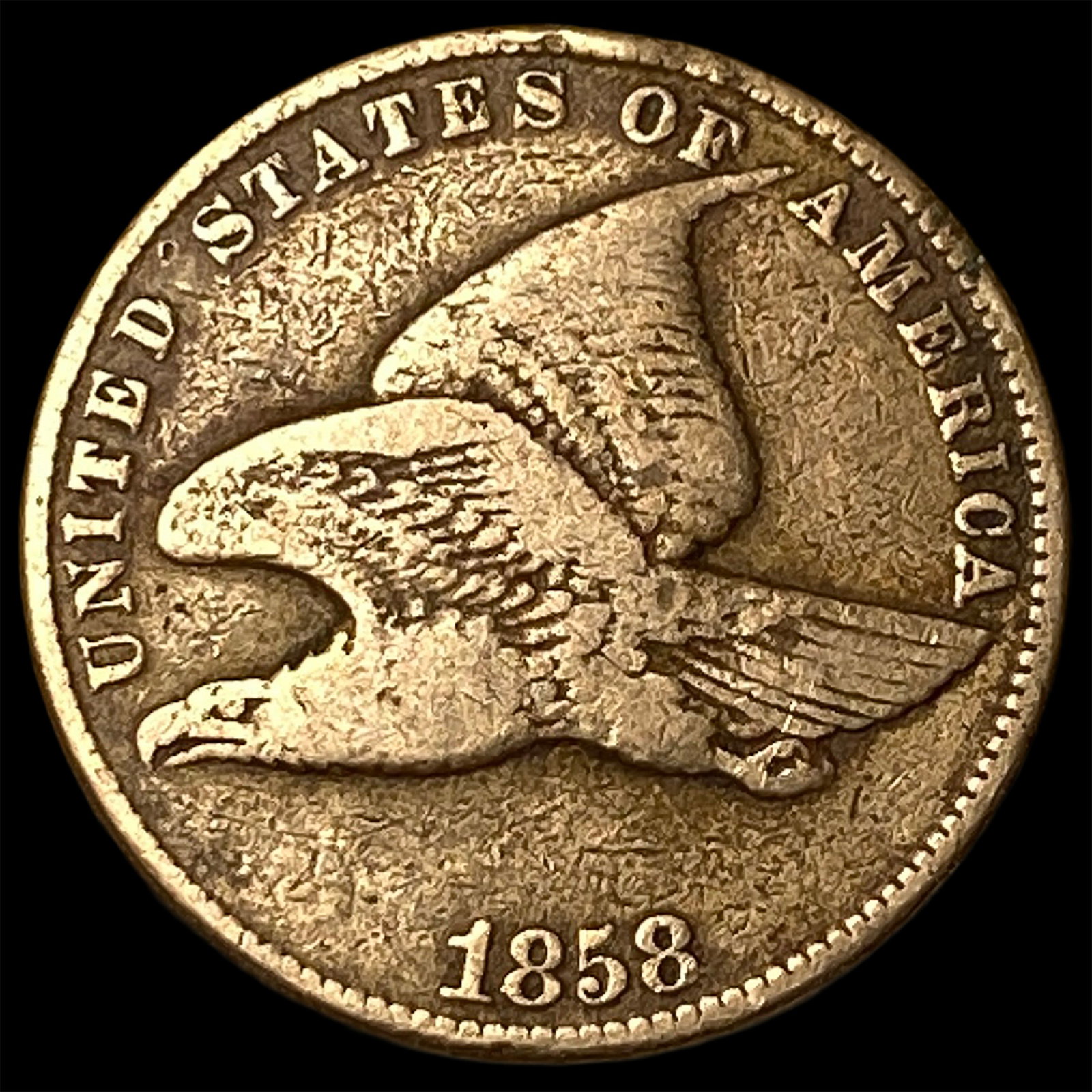 1858 Flying Eagle Cent LIGHTLY CIRCULATED: 1858 Flying Eagle Cent LIGHTLY CIRCULATED