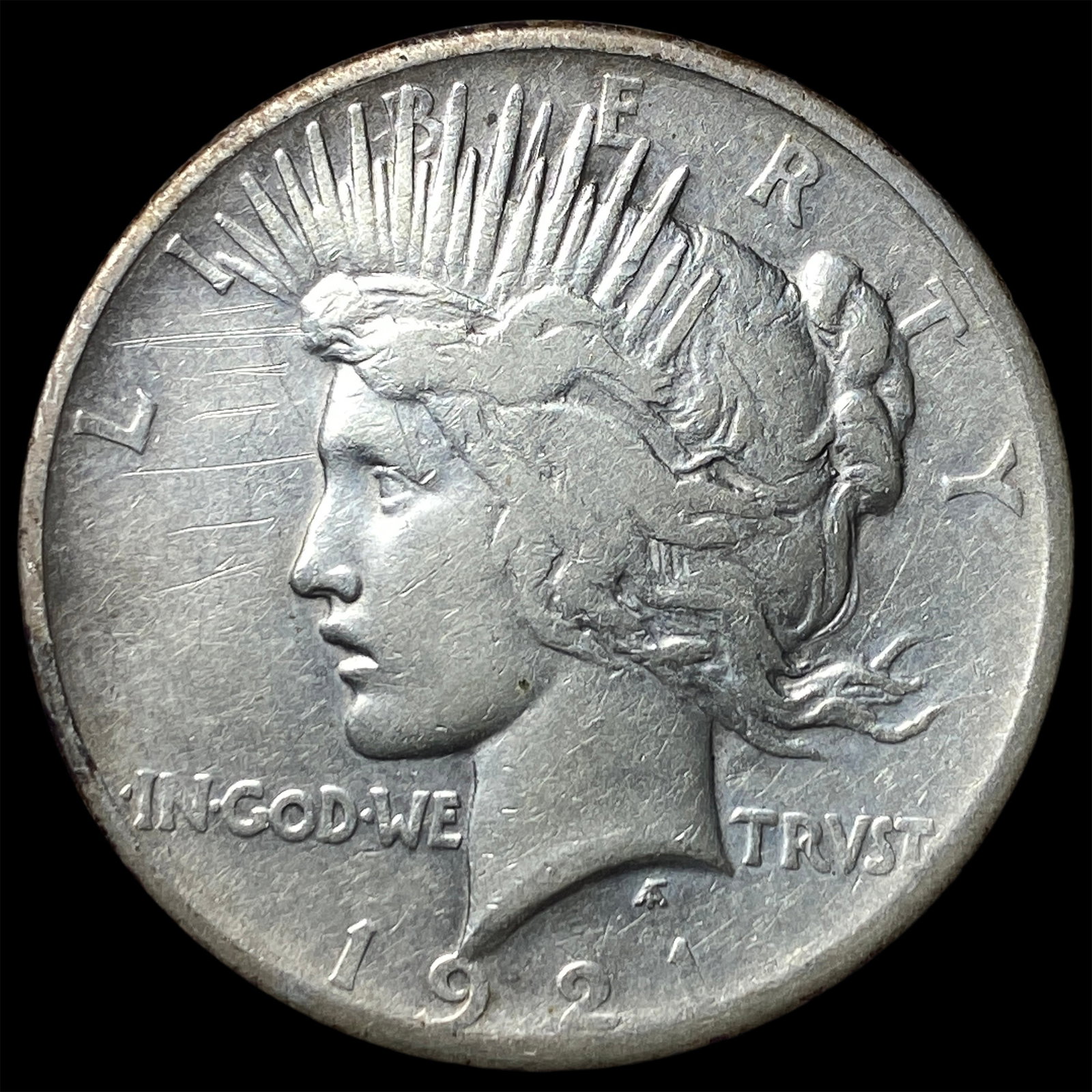 1922 Peace Silver Dollar NEARLY UNCIRCULATED: 1922 Peace Silver Dollar NEARLY UNCIRCULATED