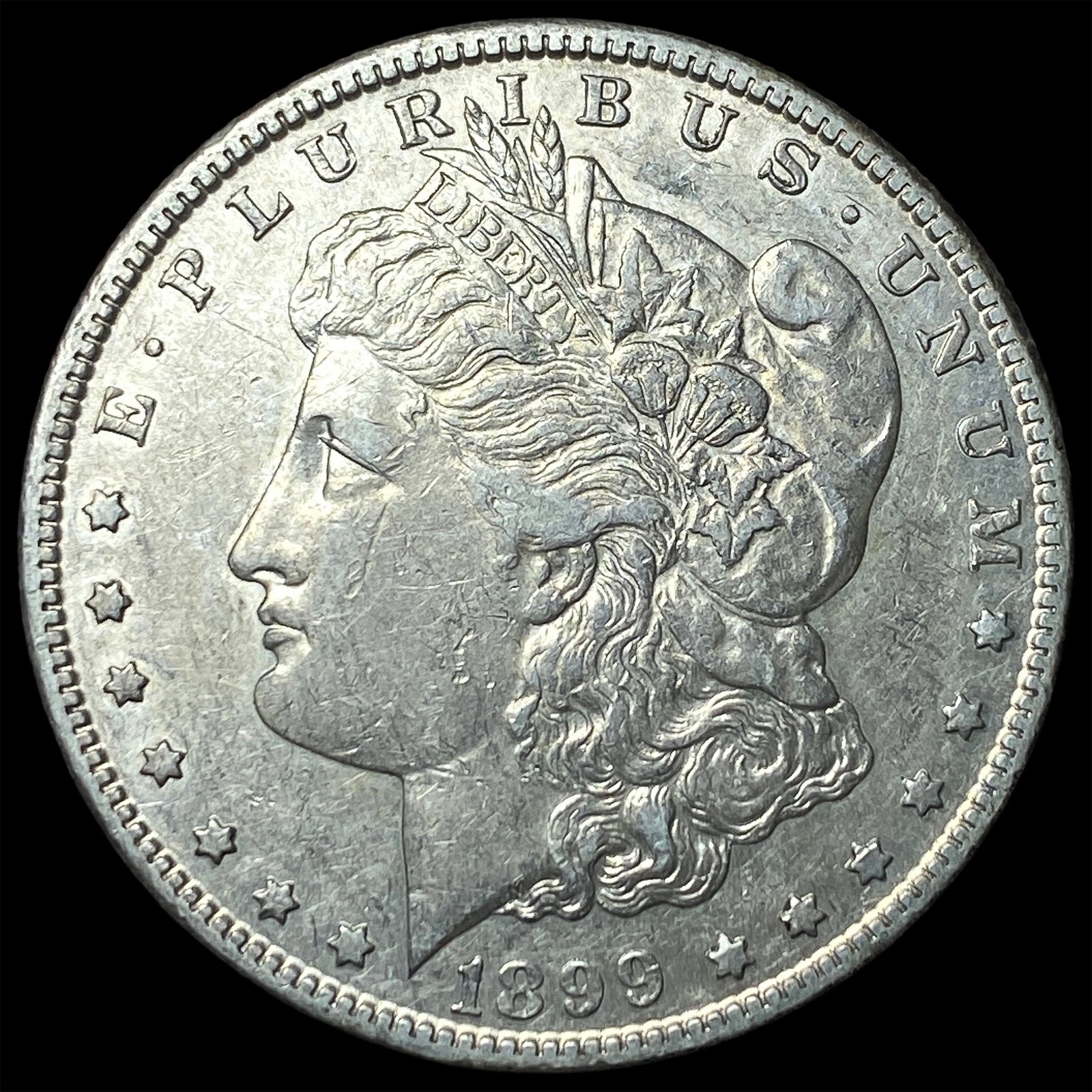 1899-S Silver Morgan Dollar CLOSELY UNCIRCULATED: 1899-S Silver Morgan Dollar CLOSELY UNCIRCULATED