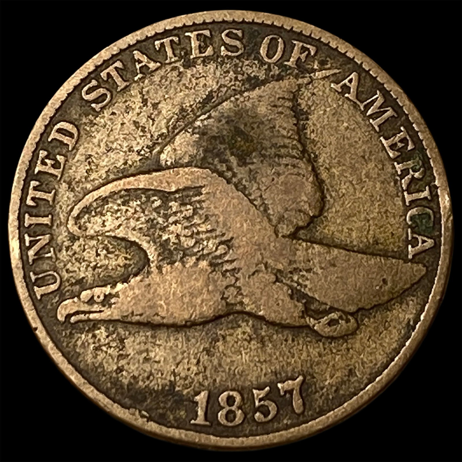 1857 Flying Eagle Cent LIGHTLY CIRCULATED (1 of 2)