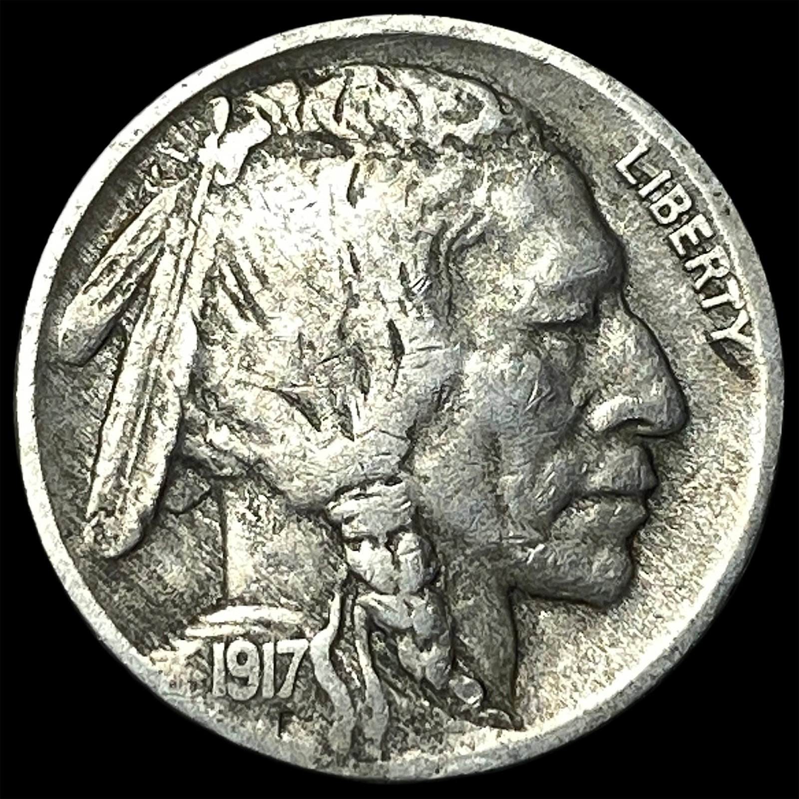 1917-D Buffalo Nickel LIGHTLY CIRCULATED: 1917-D Buffalo Nickel LIGHTLY CIRCULATED