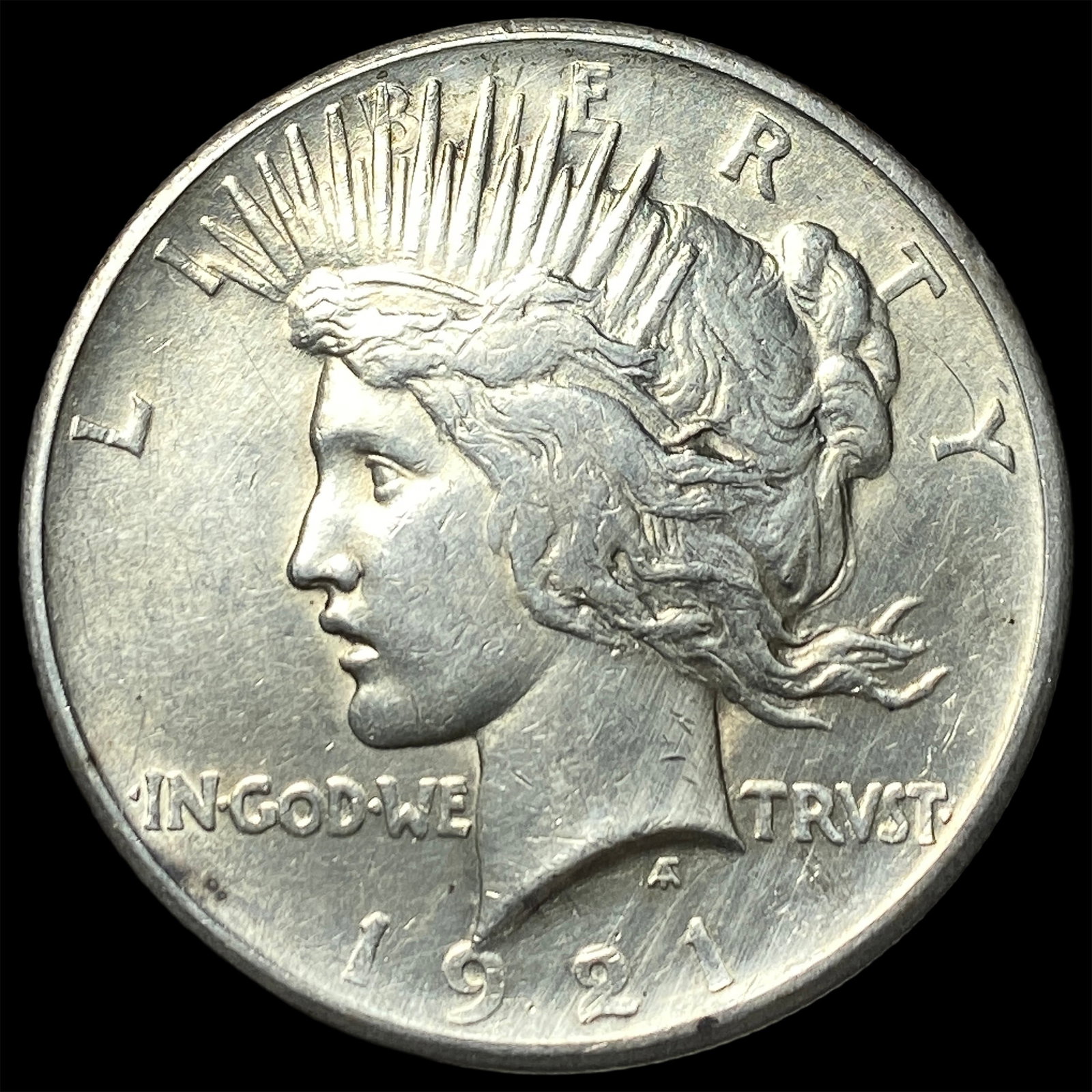 1921 Silver Peace Dollar CLOSELY UNCIRCULATED: 1921 Silver Peace Dollar CLOSELY UNCIRCULATED