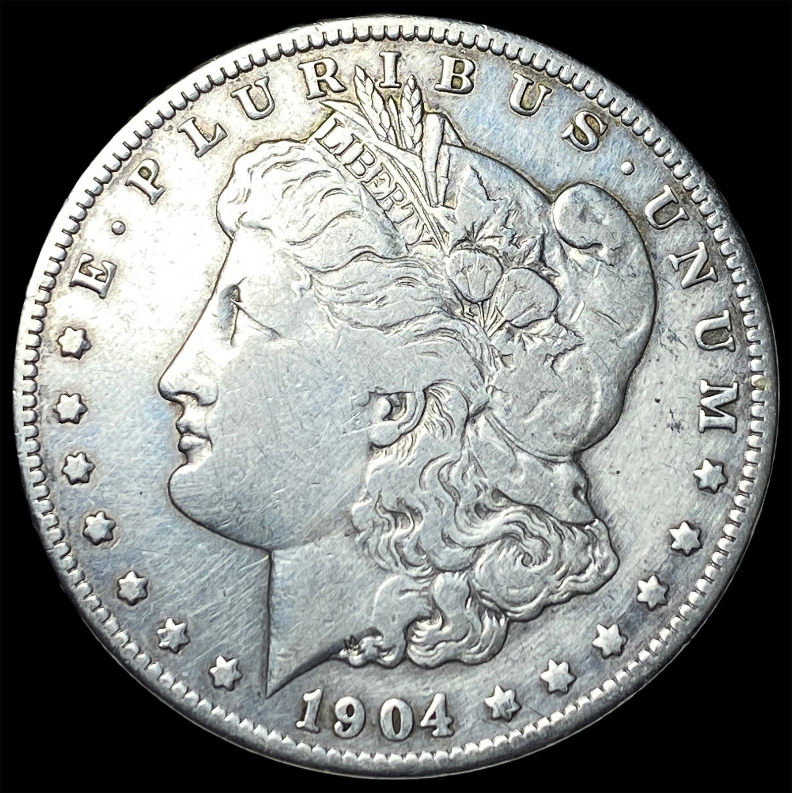 1904-S Silver Morgan Dollar LIGHTLY CIRCULATED: 1904-S Silver Morgan Dollar LIGHTLY CIRCULATED
