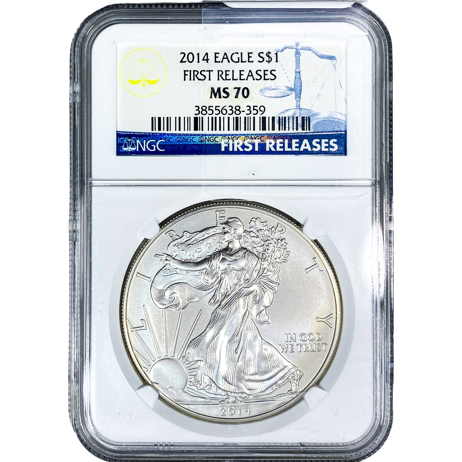2014 Silver Eagle NGC MS70 First Releases (1 of 2)
