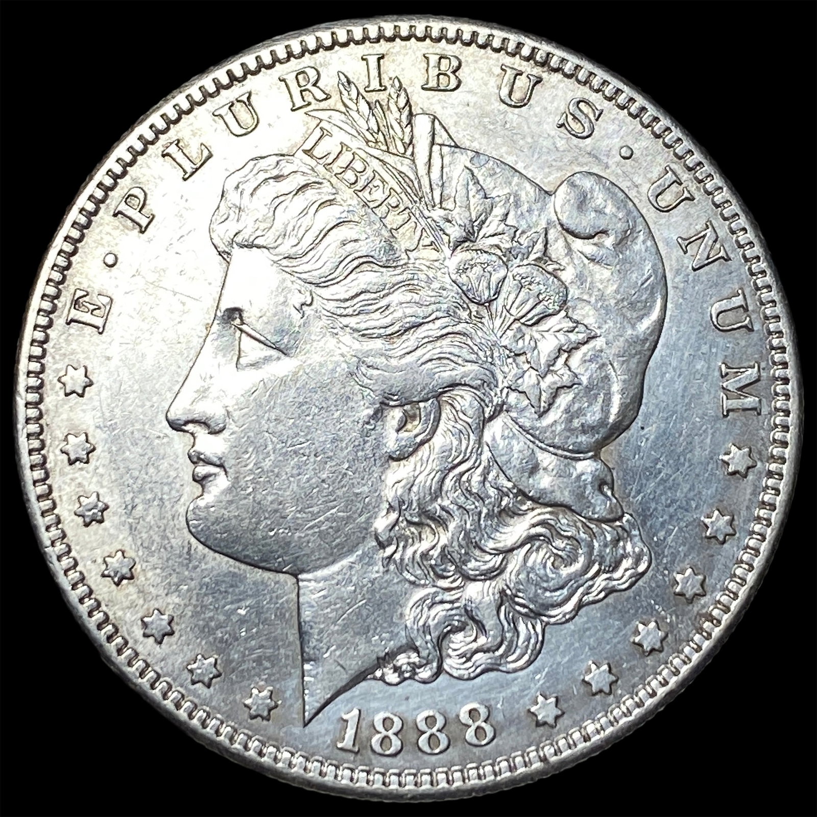 1888-S Silver Morgan Dollar CLOSELY UNCIRCULATED: 1888-S Silver Morgan Dollar CLOSELY UNCIRCULATED