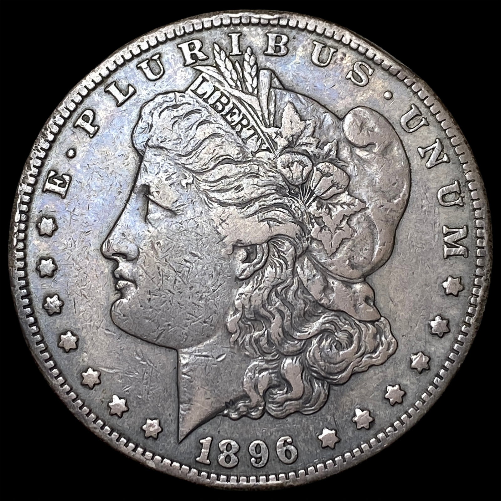 1896-S Silver Morgan Dollar NEARLY UNCIRCULATED: 1896-S Silver Morgan Dollar NEARLY UNCIRCULATED