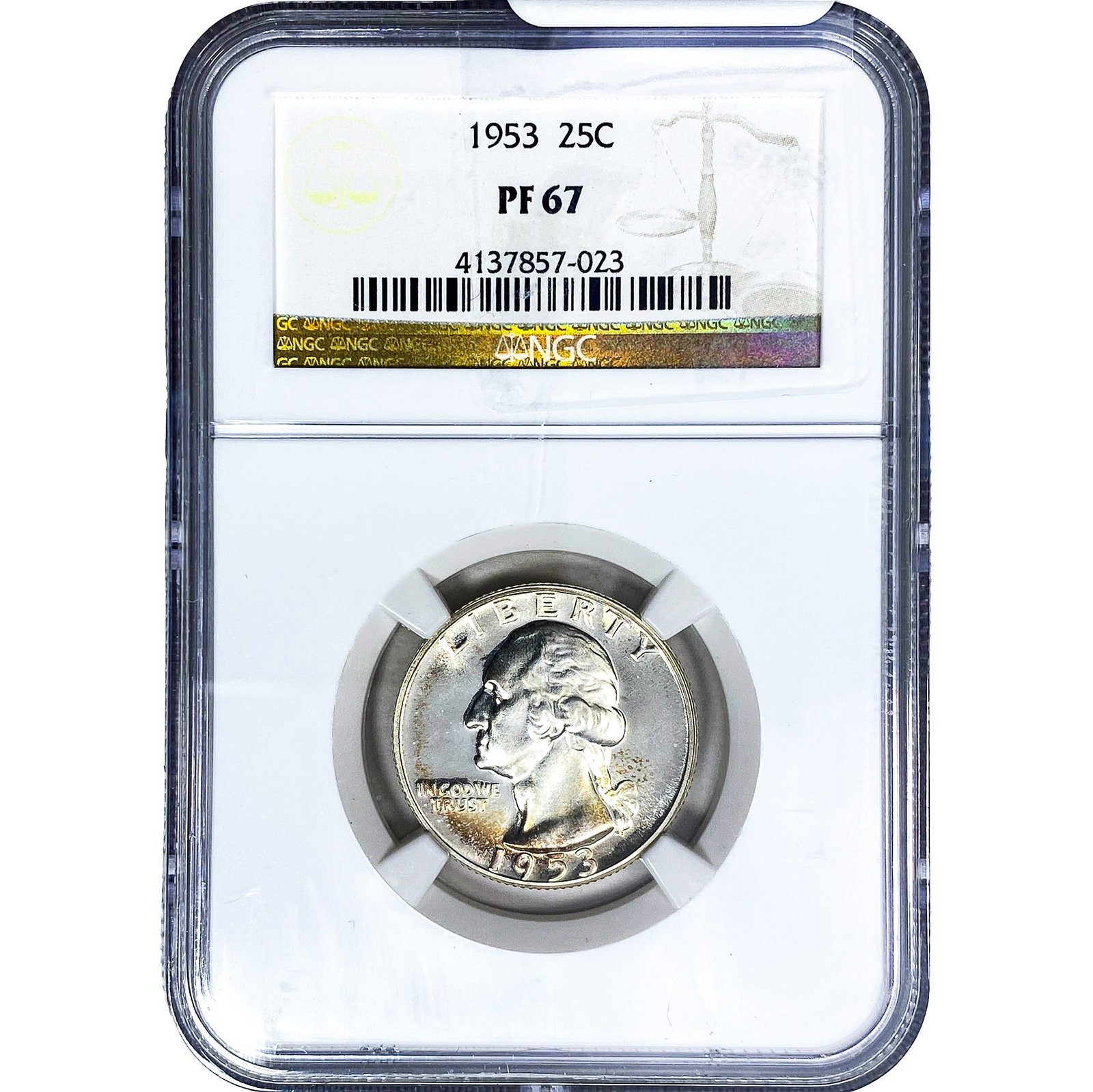 1953 Washington Silver Quarter NGC PF67 (1 of 2)
