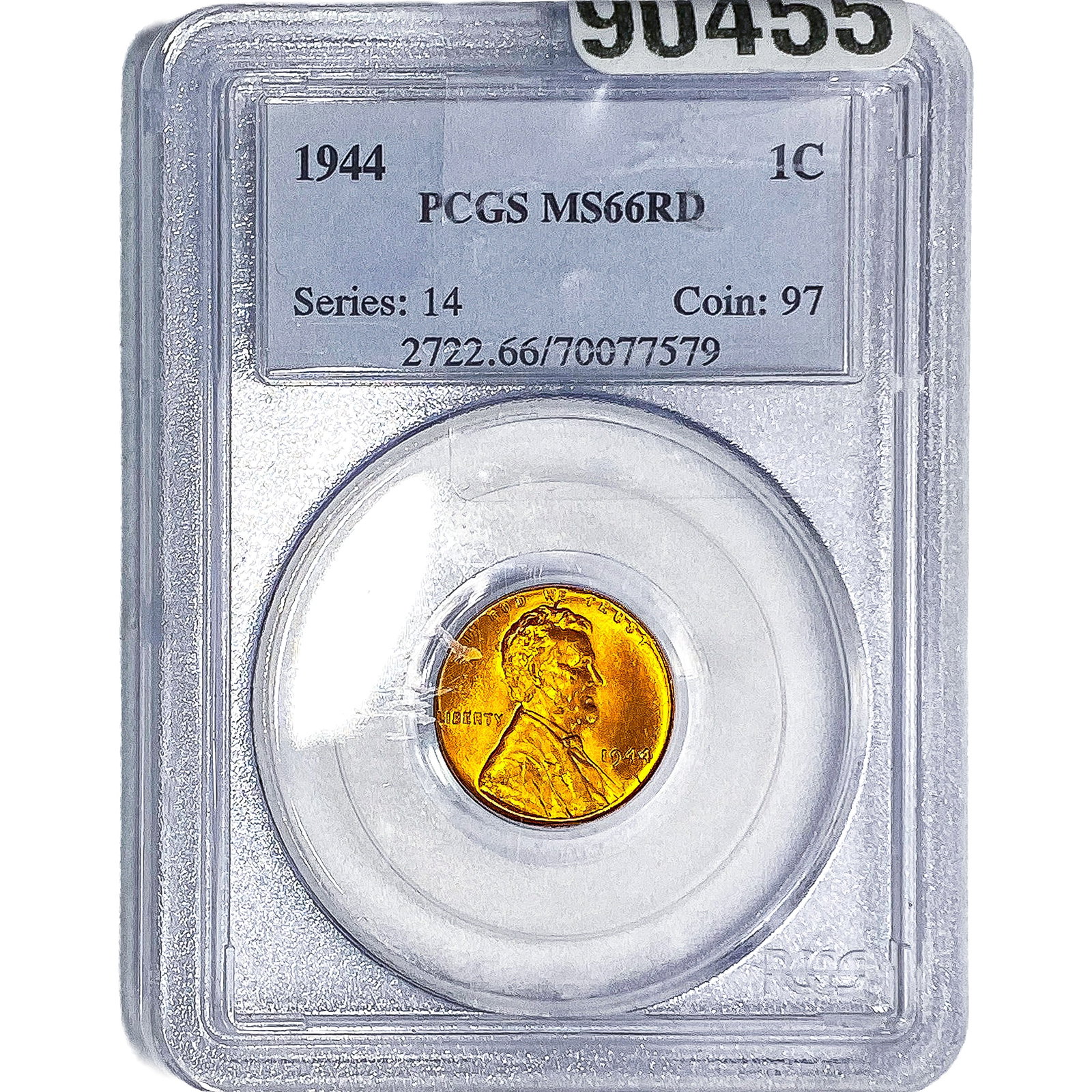 1944 Wheat Cent PCGS MS66 RD (1 of 2)