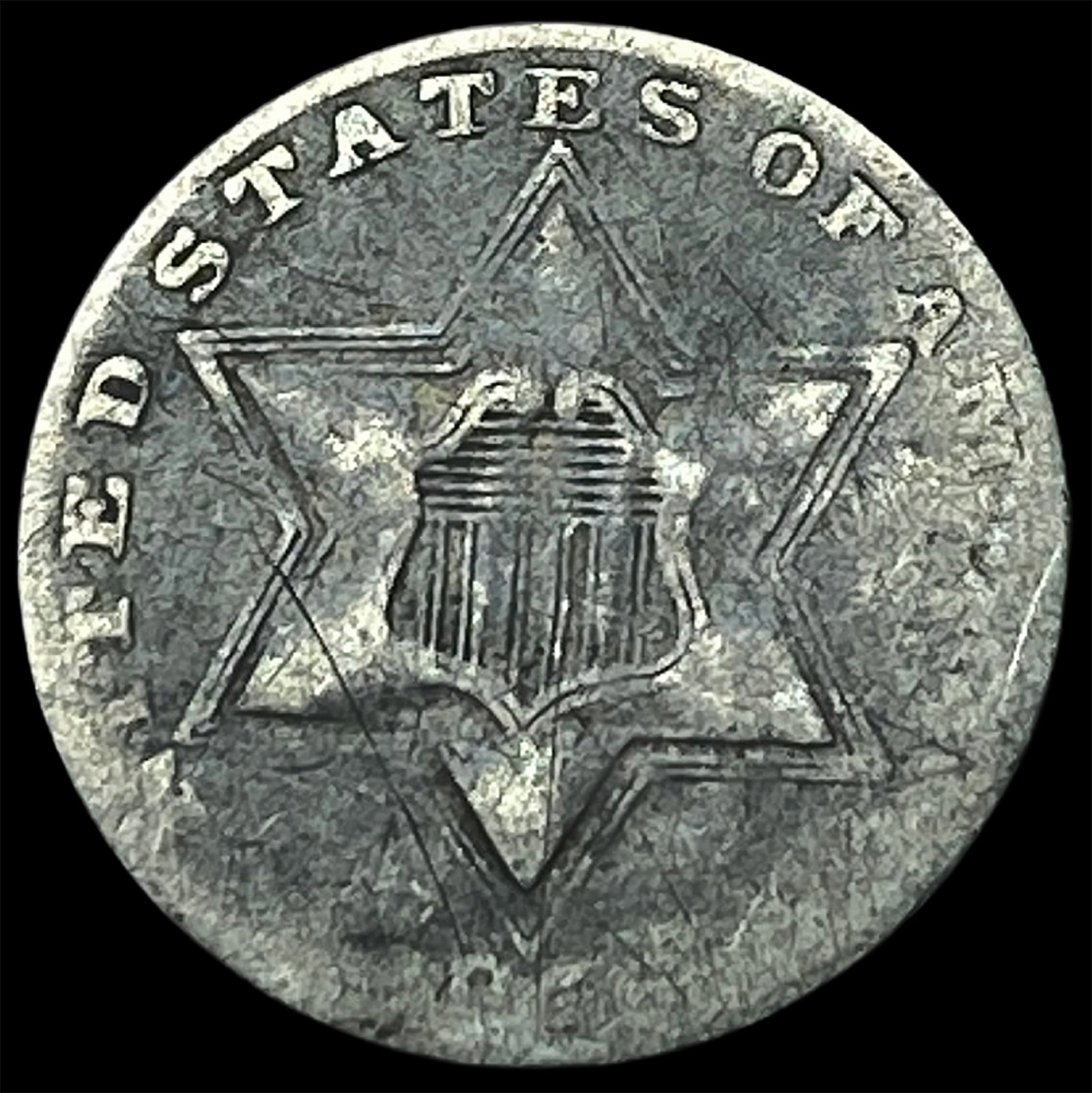 1865 Nickel Three-Cent Piece NICELY CIRCULATED (1 of 2)