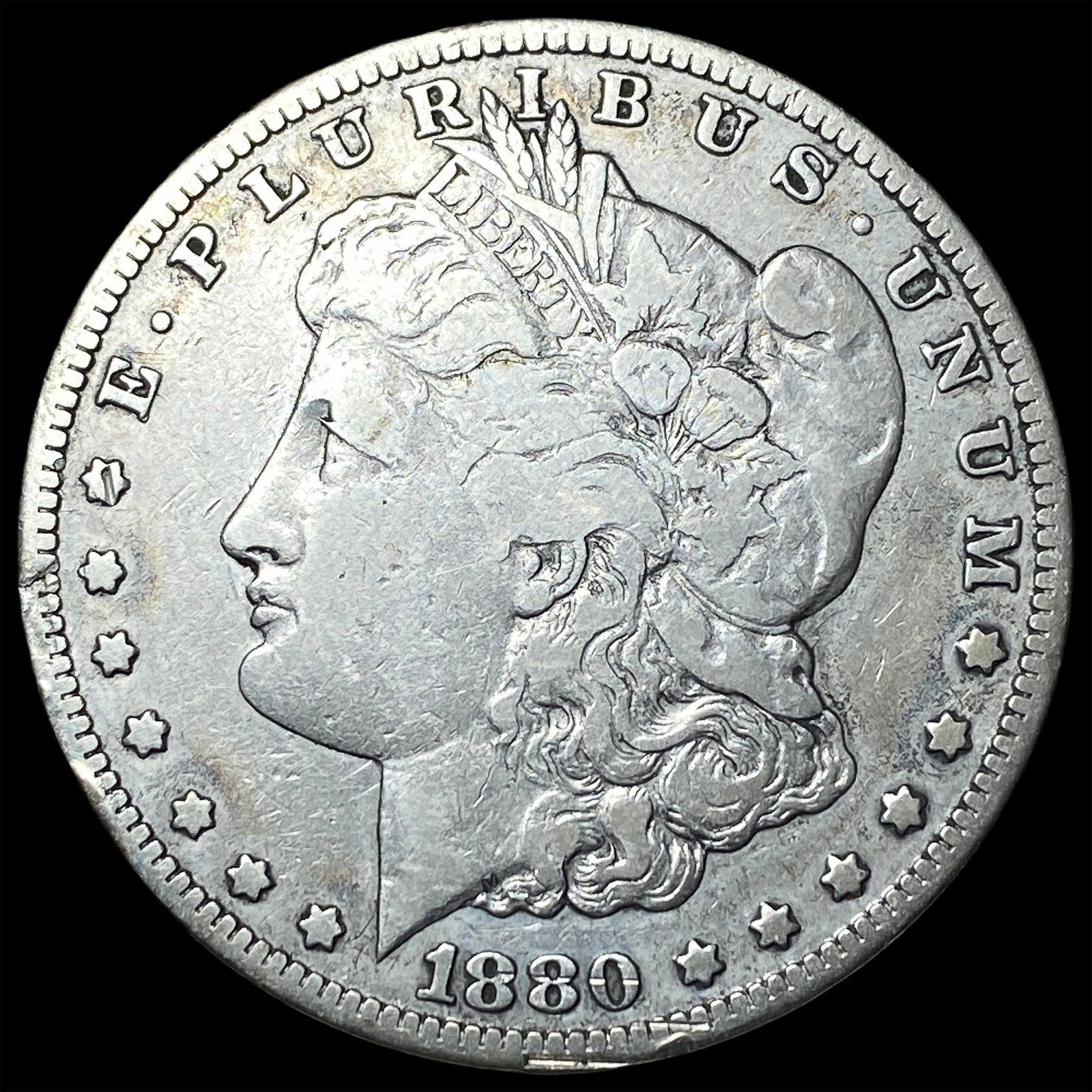 1880-CC Silver Morgan Dollar LIGHTLY CIRCULATED (1 of 2)