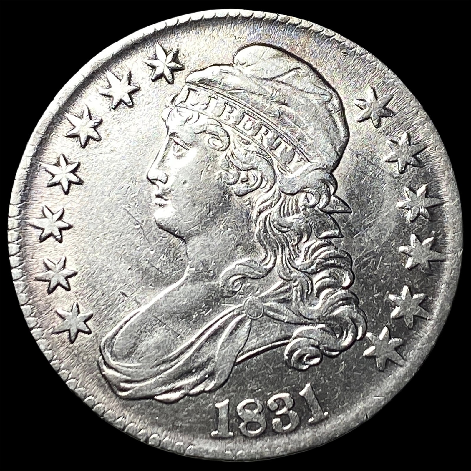 1831 Capped Bust Half Dollar LIGHTLY CIRCULATED (1 of 2)
