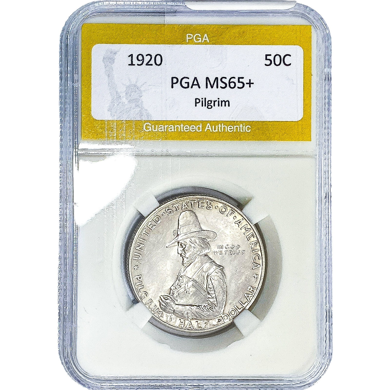1920 Pilgrim Half Dollar PGA MS65+ (1 of 2)