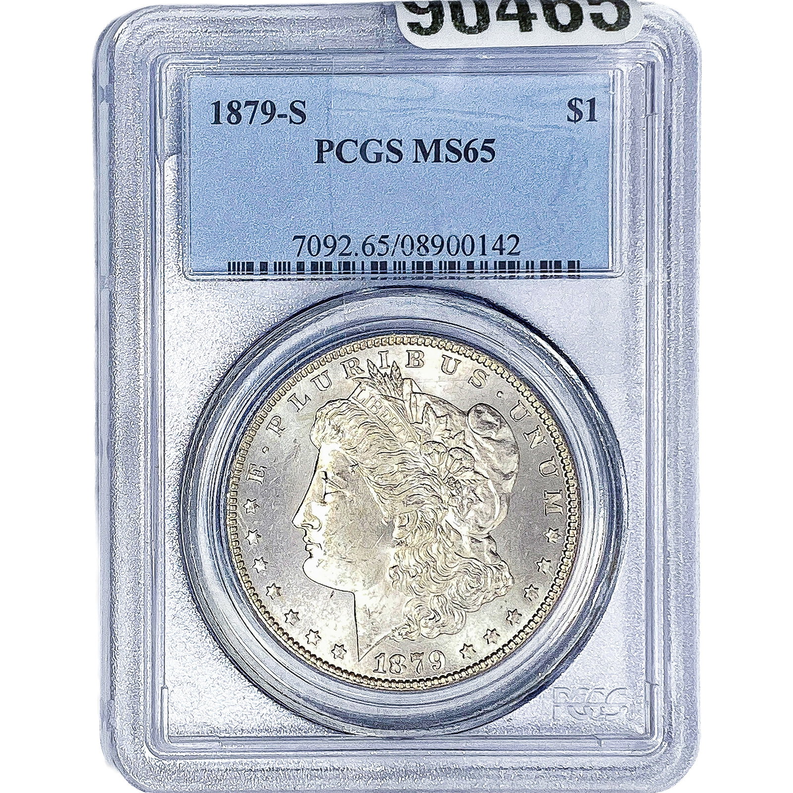 1879-S Morgan Silver Dollar PCGS MS65: 1879-S Morgan Silver Dollar PCGS MS65