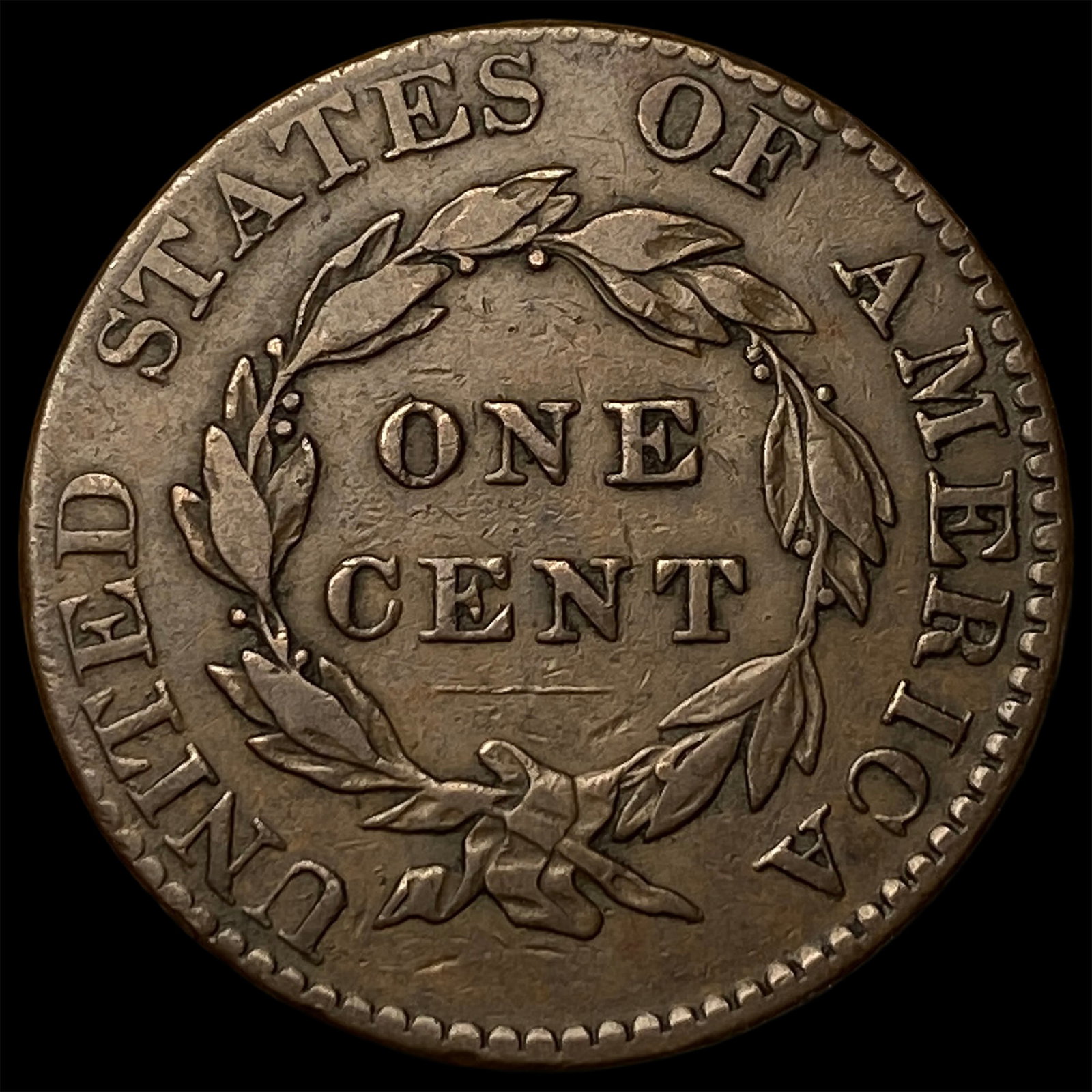 1822 Large Cent LIGHTLY CIRCULATED - 2