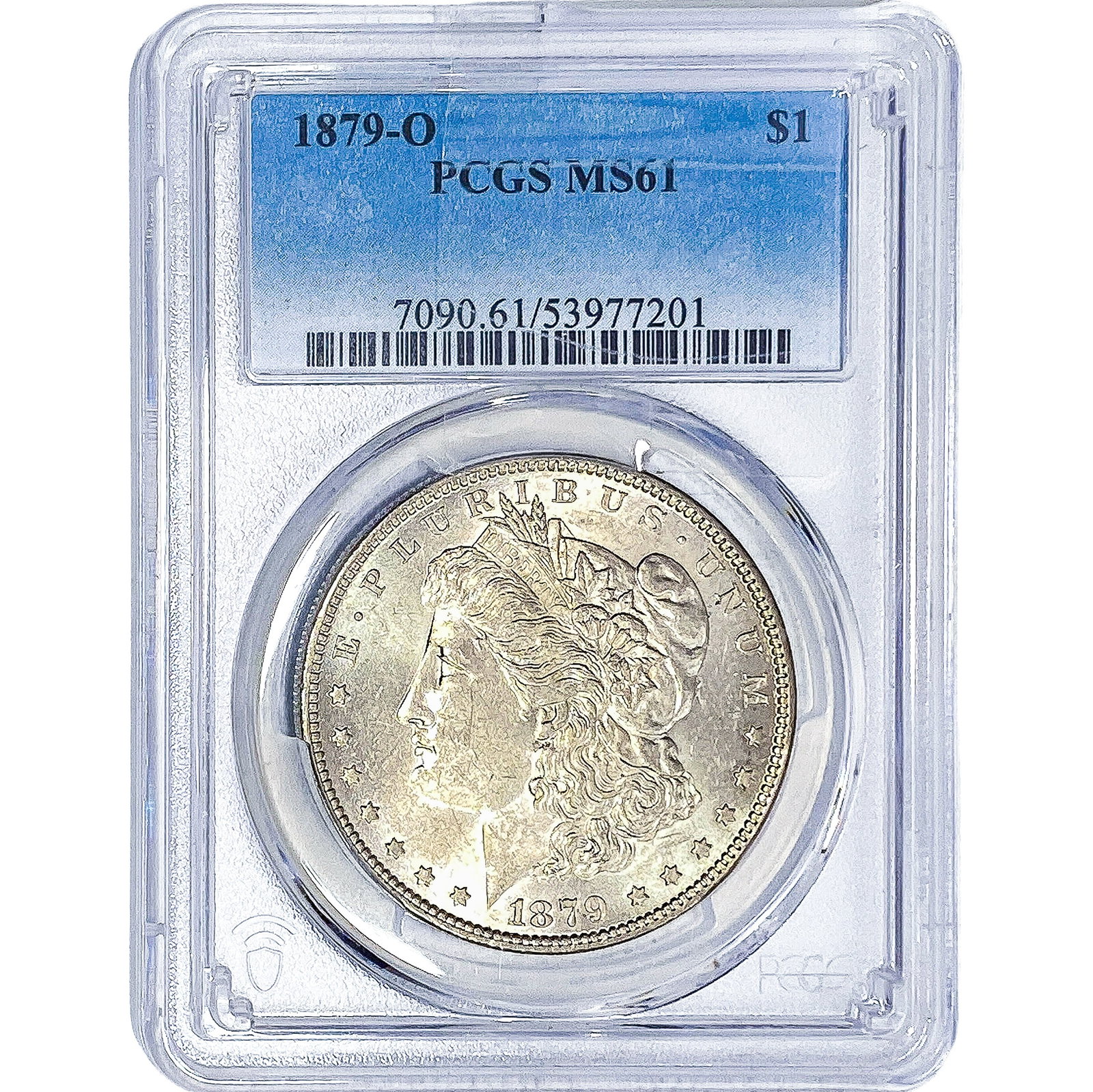 1879-O Morgan Silver Dollar PCGS MS61: 1879-O Morgan Silver Dollar PCGS MS61