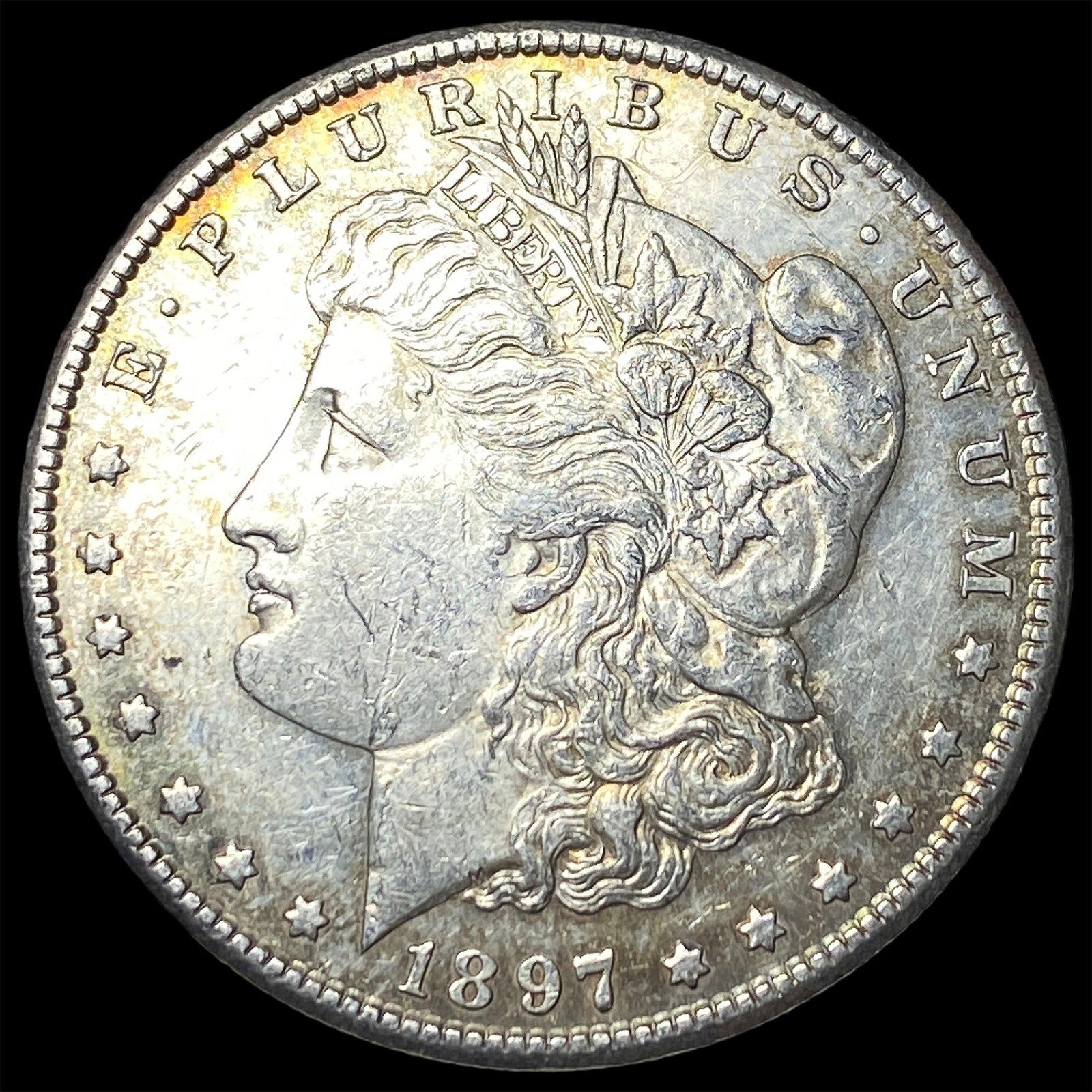 1897-S Silver Morgan Dollar CLOSELY UNCIRCULATED: 1897-S Silver Morgan Dollar CLOSELY UNCIRCULATED