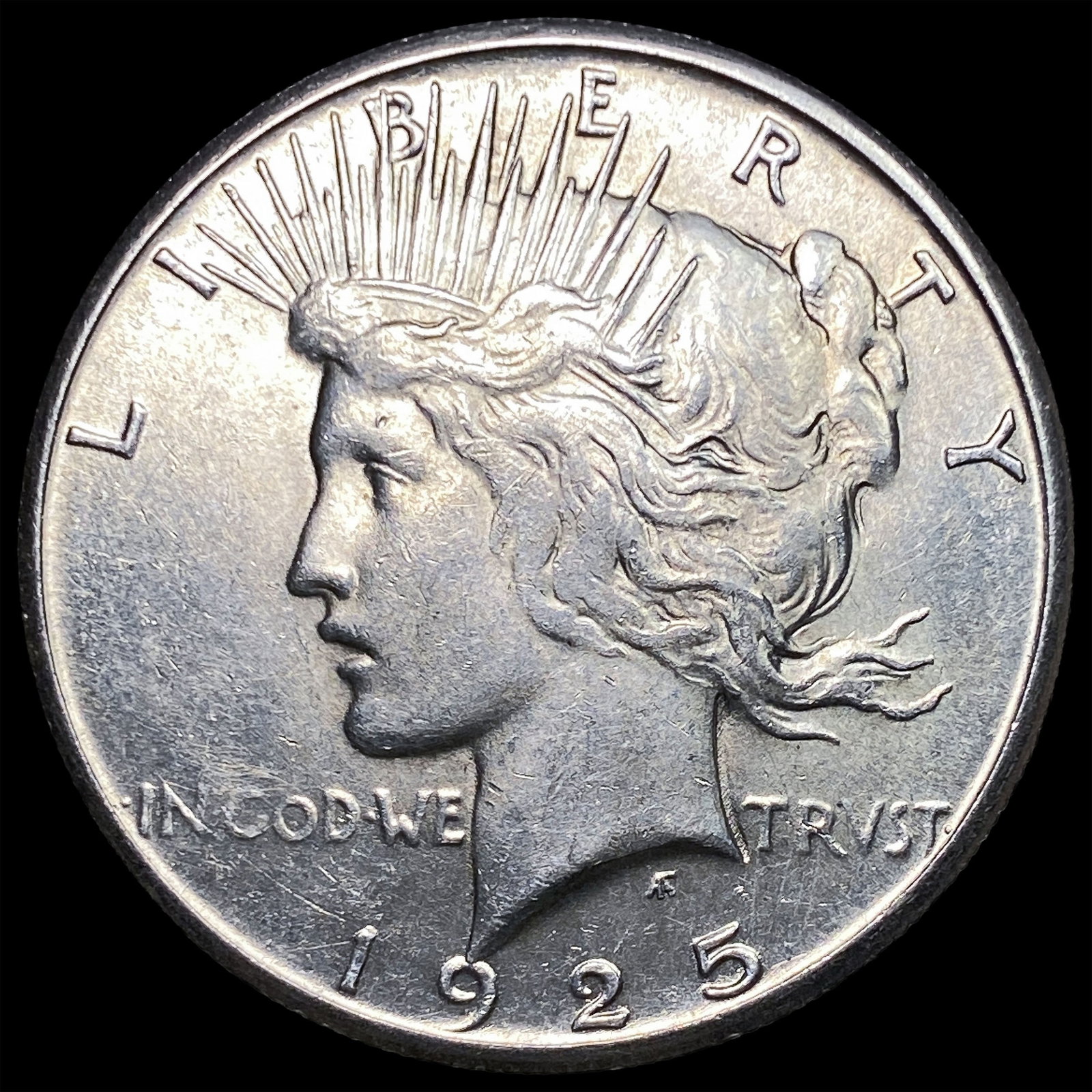 1925-S Silver Peace Dollar CLOSELY UNCIRCULATED: 1925-S Silver Peace Dollar CLOSELY UNCIRCULATED