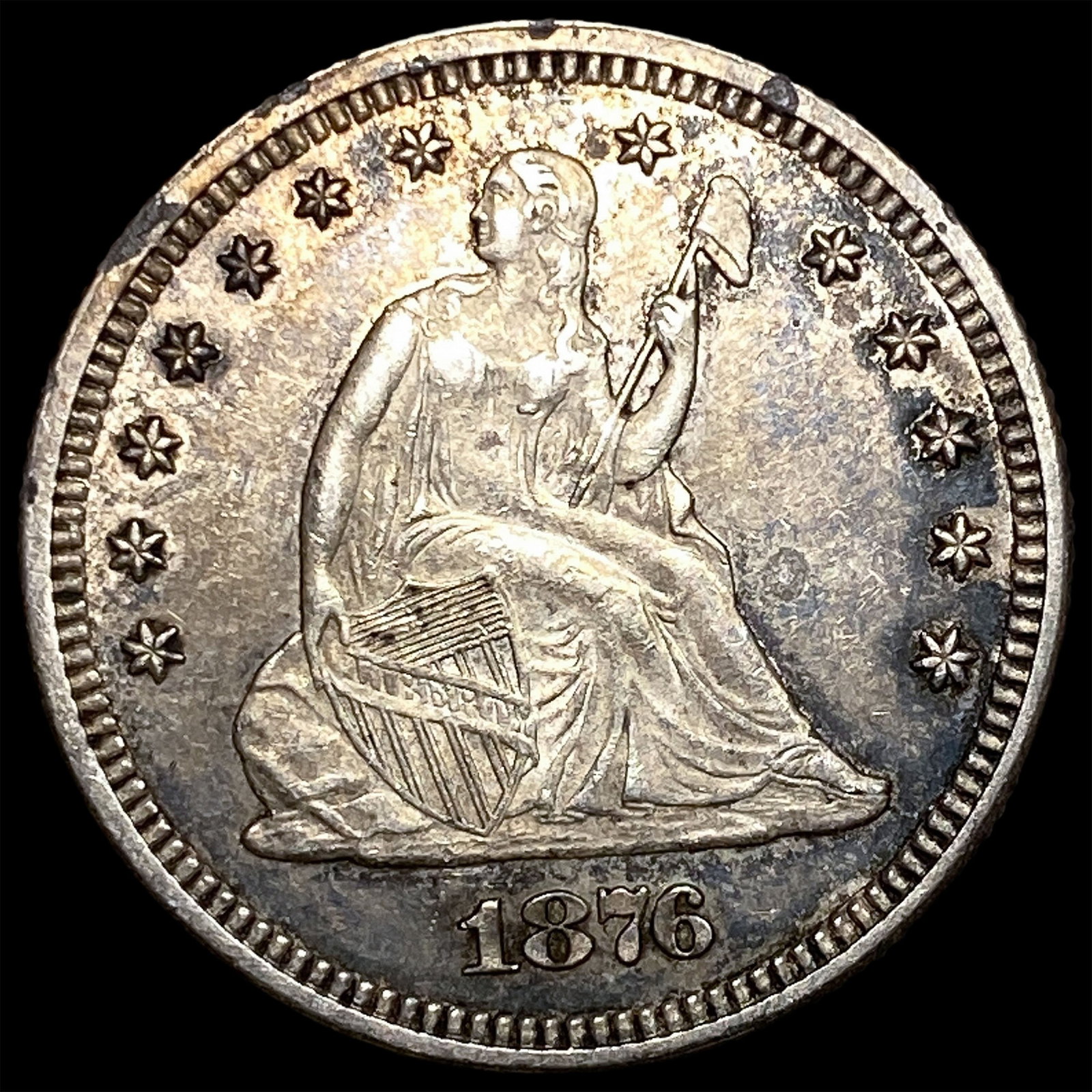 1876 Seated Liberty Quarter HIGH GRADE: 1876 Seated Liberty Quarter HIGH GRADE