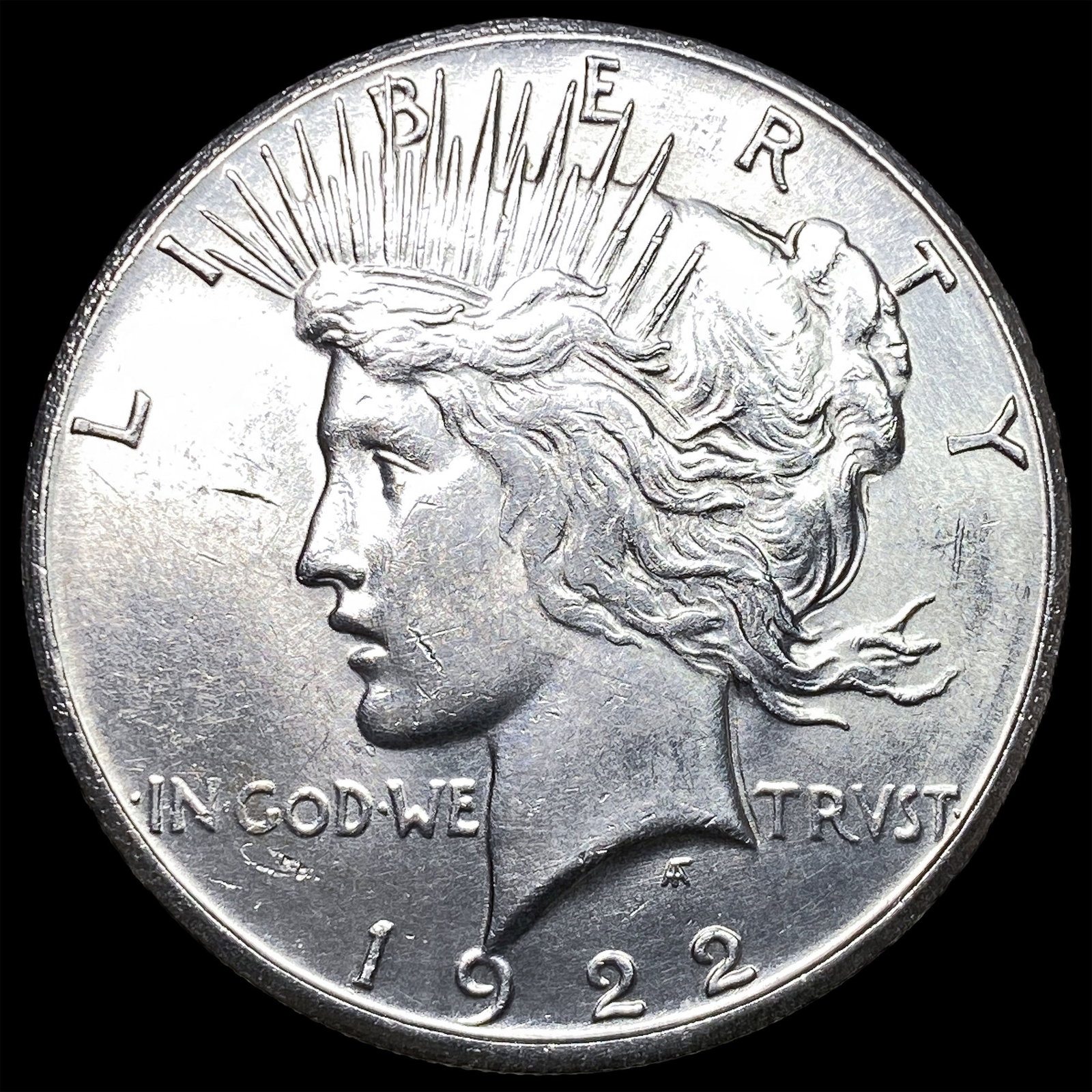 1922 Silver Peace Dollar CLOSELY UNCIRCULATED: 1922 Silver Peace Dollar CLOSELY UNCIRCULATED