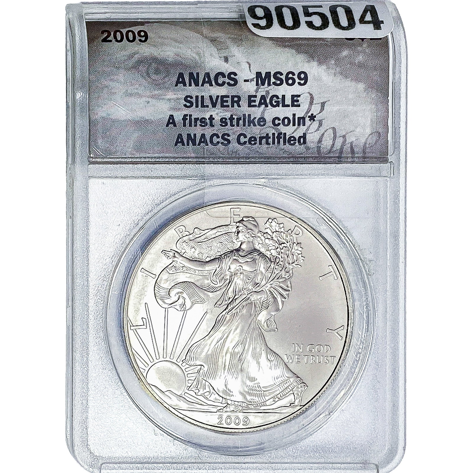 2009 Silver Eagle ANACS MS69: 2009 Silver Eagle ANACS MS69