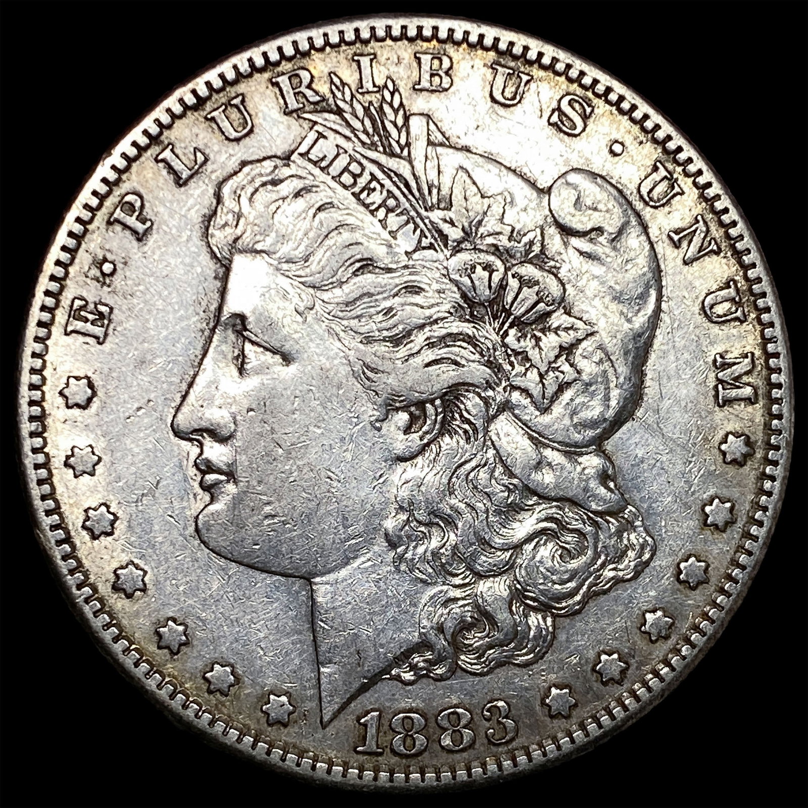 1883-S Silver Morgan Dollar NEARLY UNCIRCULATED: 1883-S Silver Morgan Dollar NEARLY UNCIRCULATED