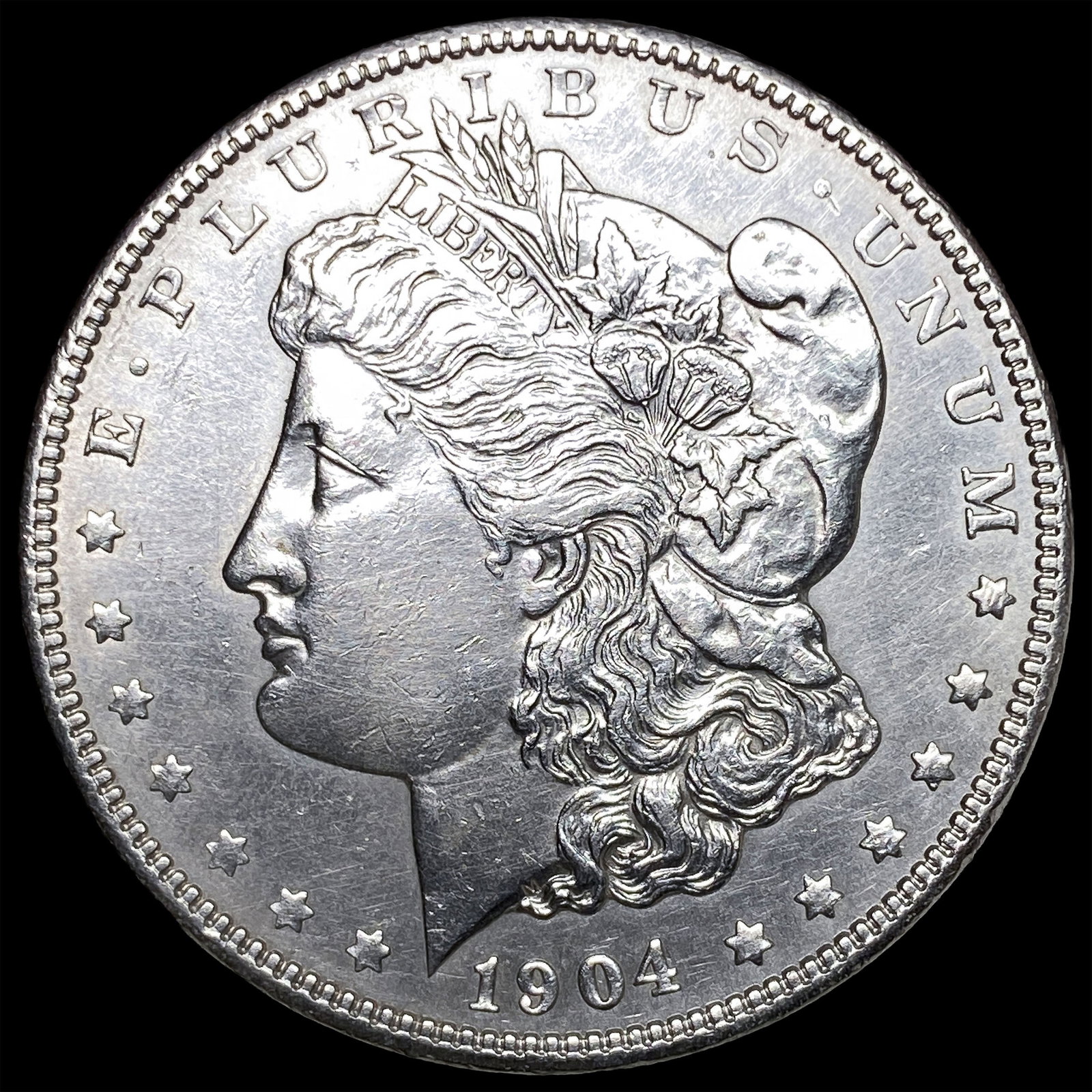1904 Silver Morgan Dollar UNCIRCULATED: 1904 Silver Morgan Dollar UNCIRCULATED