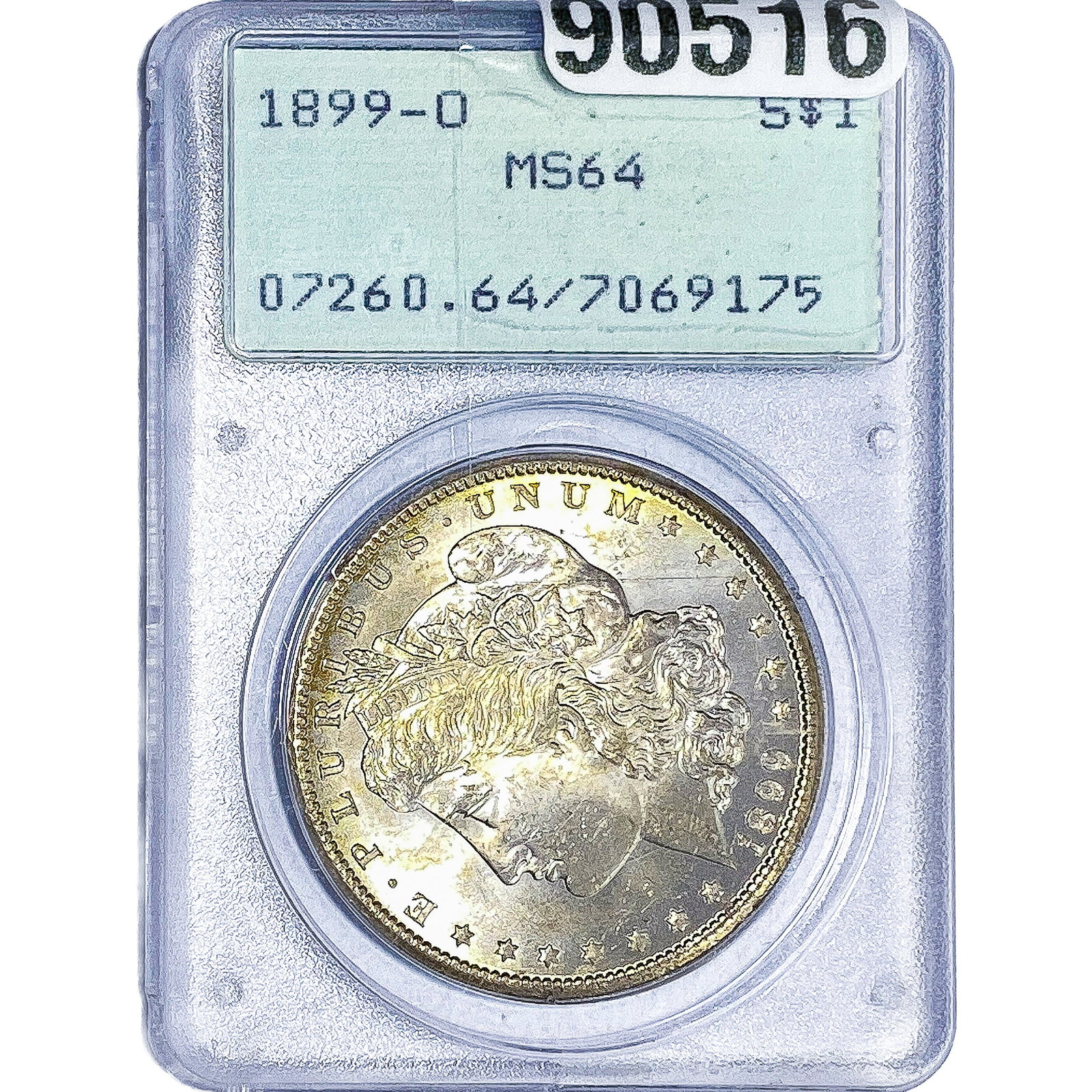 1899-O Morgan Silver Dollar PCGS MS64: 1899-O Morgan Silver Dollar PCGS MS64