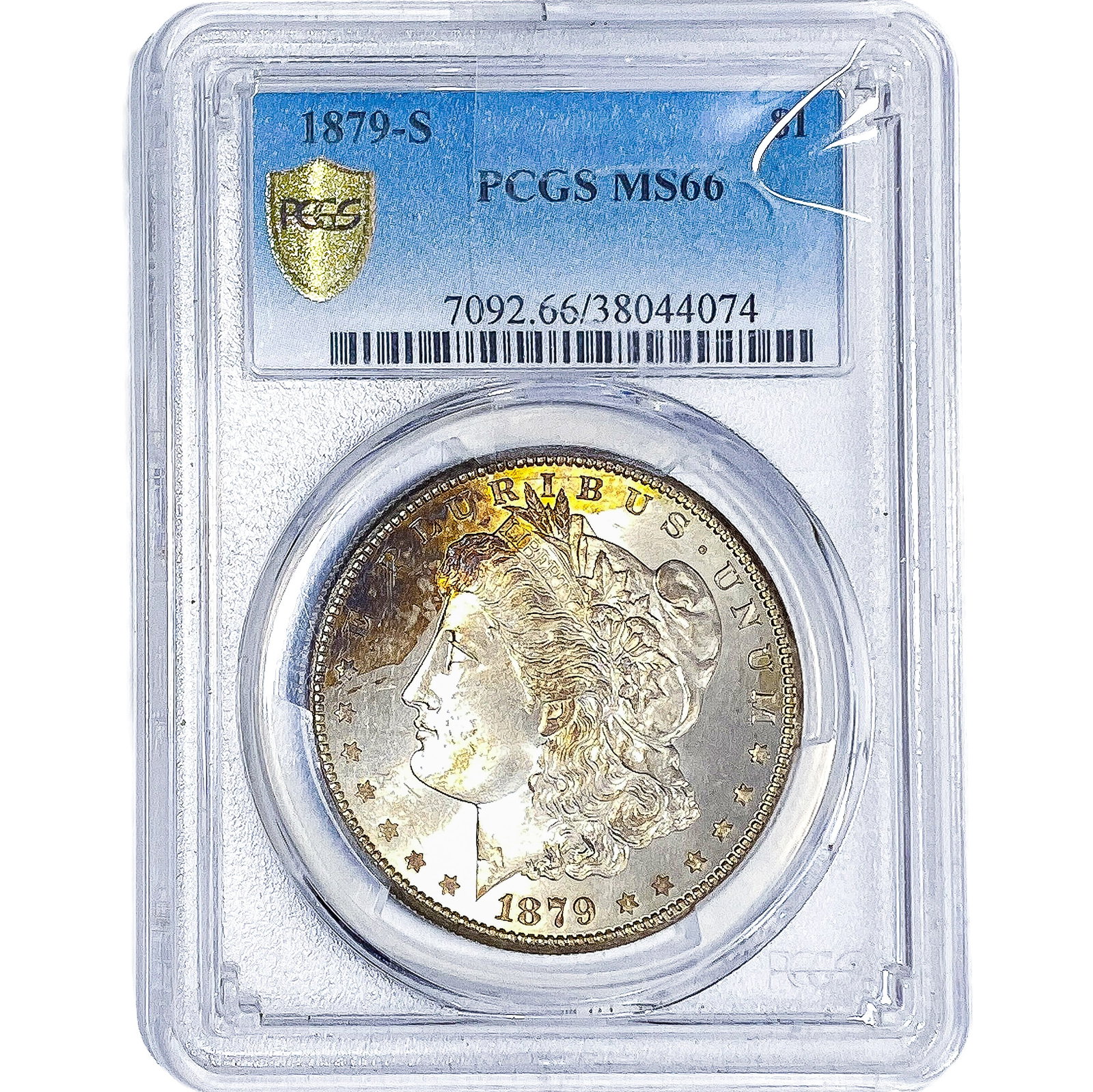 1879-S Morgan Silver Dollar PCGS MS66: 1879-S Morgan Silver Dollar PCGS MS66