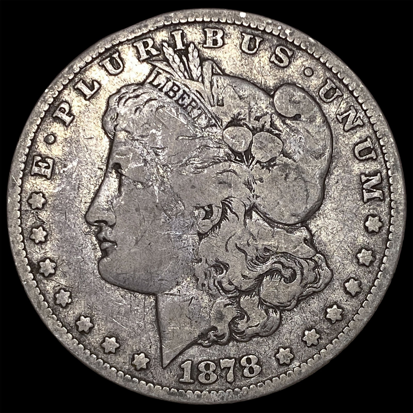 1878-CC Silver Morgan Dollar NICELY CIRCULATED: 1878-CC Silver Morgan Dollar NICELY CIRCULATED