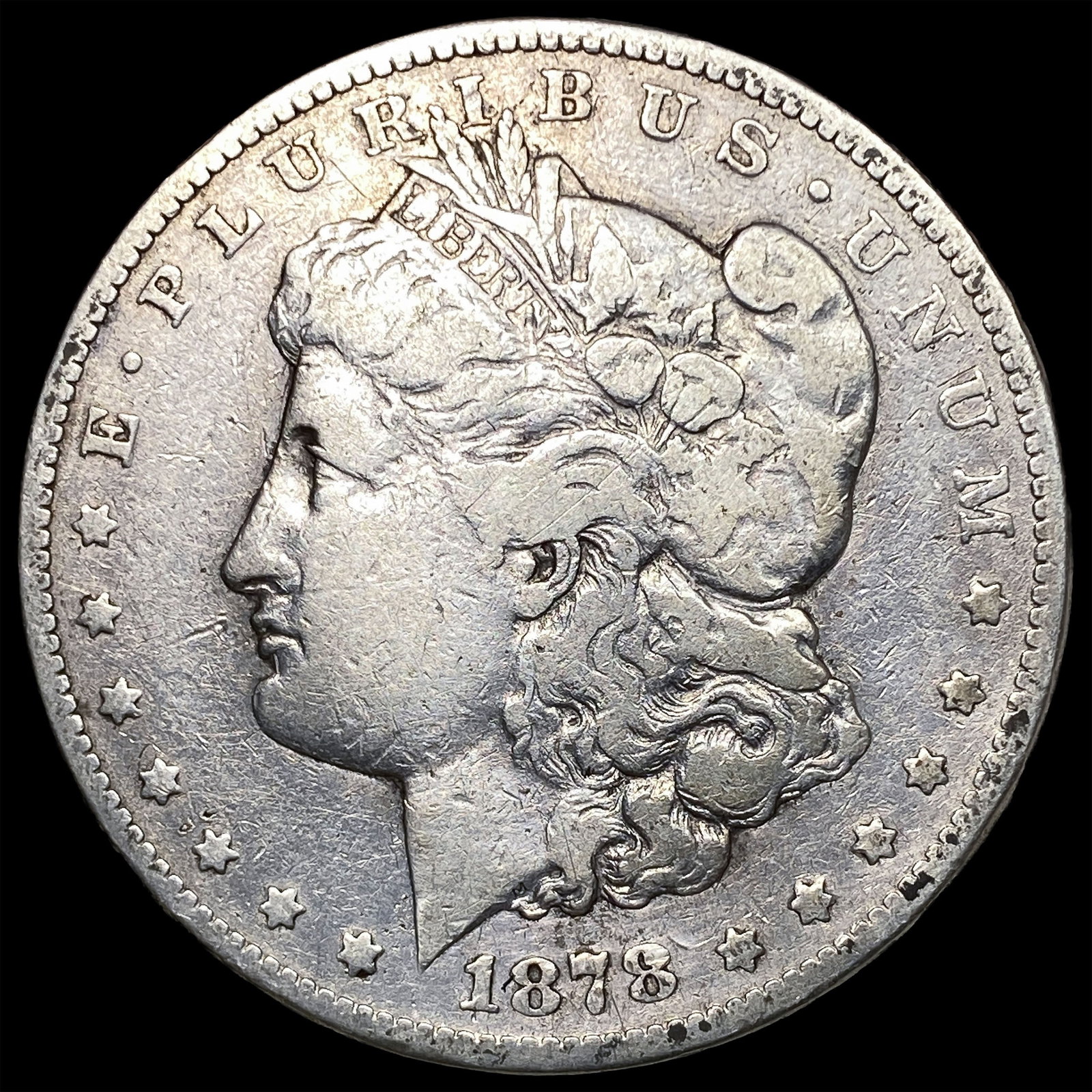 1878-S Silver Morgan Dollar NICELY CIRCULATED: 1878-S Silver Morgan Dollar NICELY CIRCULATED